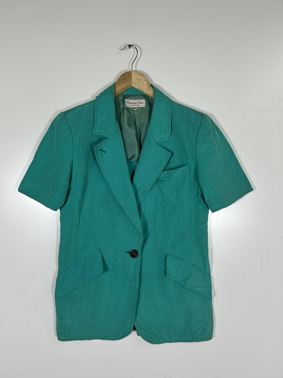Vintage Christian Dior Coordonnés Short Sleeve Blazer