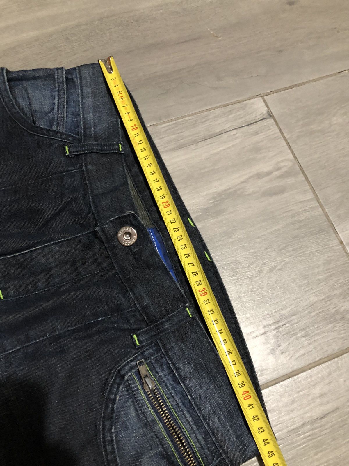 Kangol × Vintage Vintage Rare 90s Kangol Jeans Streetwear Y2K Drill Size US 34 / EU 50 - 17 Thumbnail