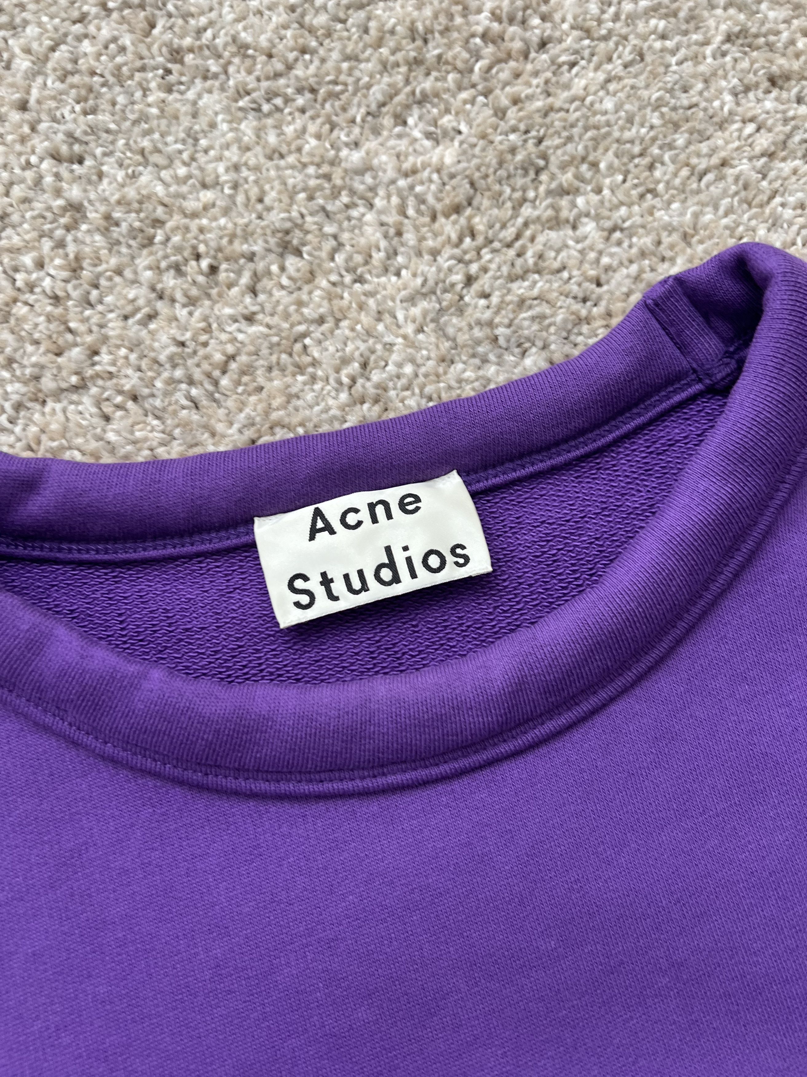 Acne Studios Purple Tape Recorder Jumper Size US M / EU 48-50 / 2 - 6 Thumbnail