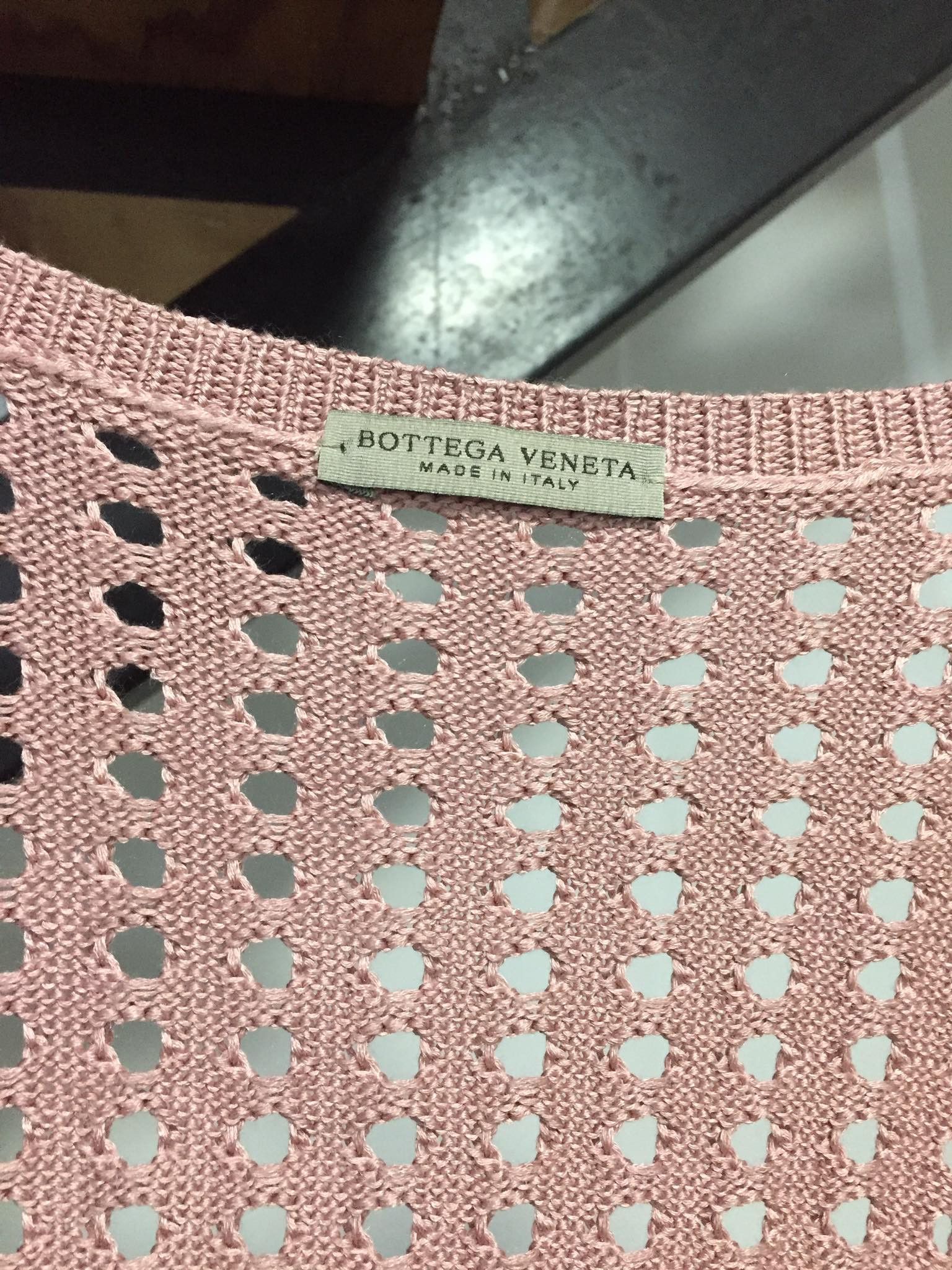 Bottega Veneta BOTTEGA VENETA PAILLETTE EMBELLISHED OPEN KNIT SILK TANK TOP Size M / US 6-8 / IT 42-44 - 5 Thumbnail