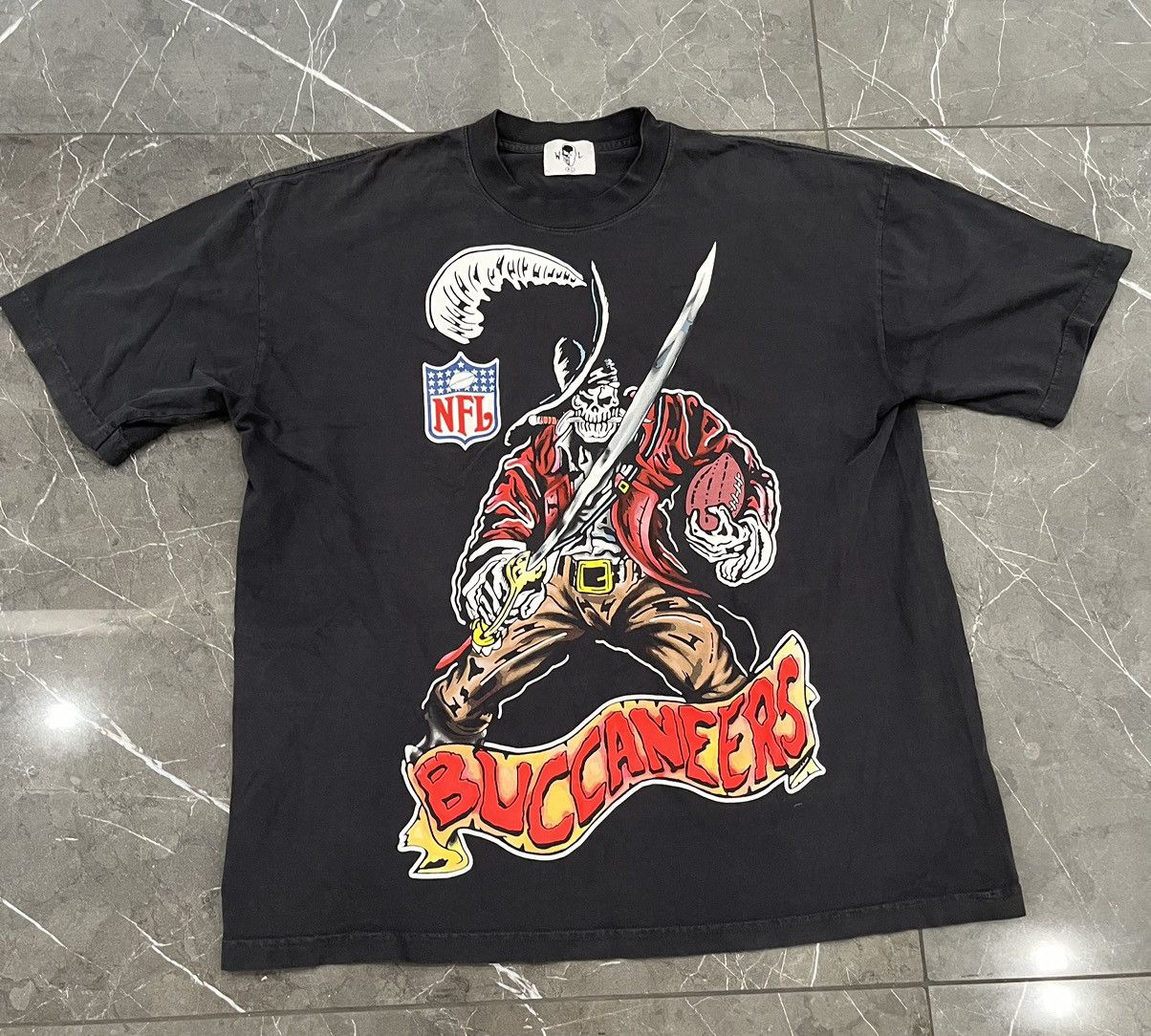 image of Tampa Bay Buccaneers Nfl Ultra T Shirt in Black, Men's (Size XL)