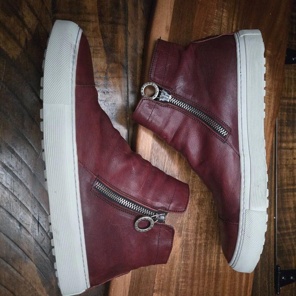 Designer Florentini + Baker Bret Sneaker Womens Size 7 Leather DS1 Size US 7 / IT 37 - 7 Thumbnail