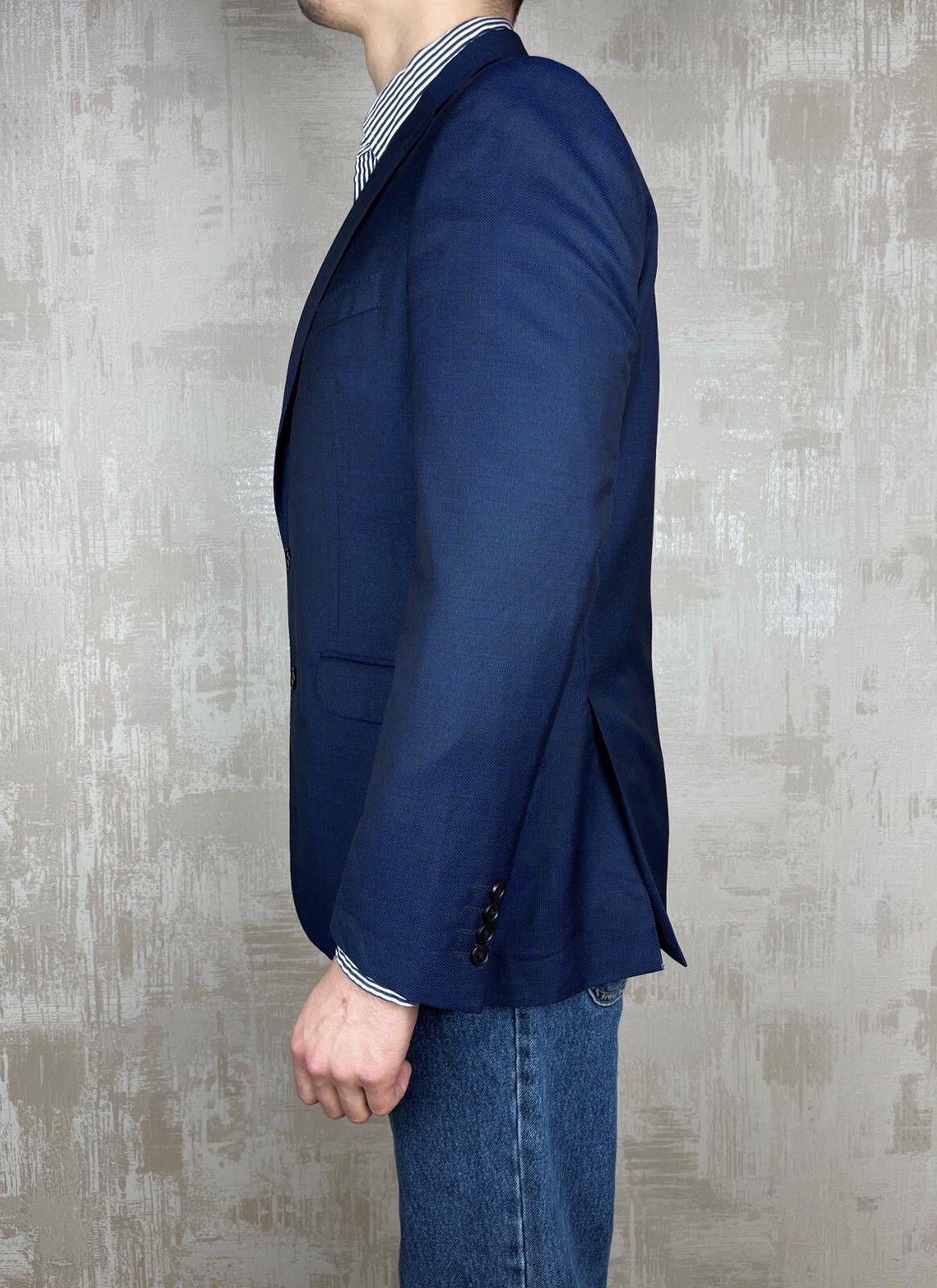 Ben Sherman Ben Sherman Kings Slim Fit Wool Jacket Blazer Sport Coat Size 42R - 8 Thumbnail