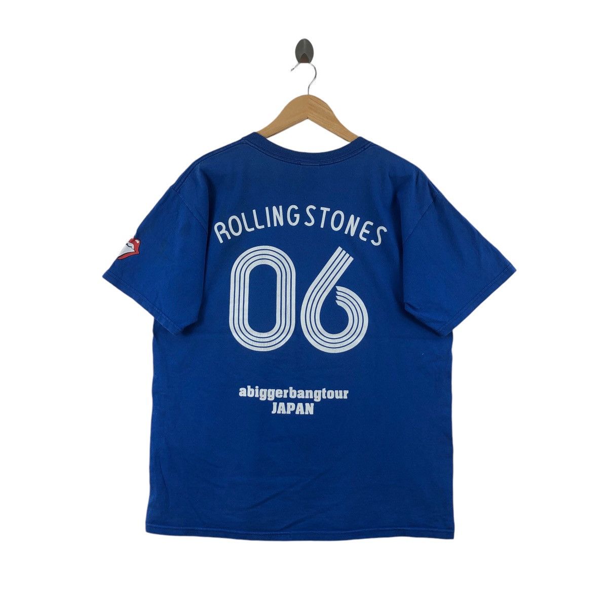 Band Tees × The Rolling Stones Y2K The ROLLING STONES A Bigger Bang Tour T-Shirt Football Size US L / EU 52-54 / 3 - 4 Thumbnail