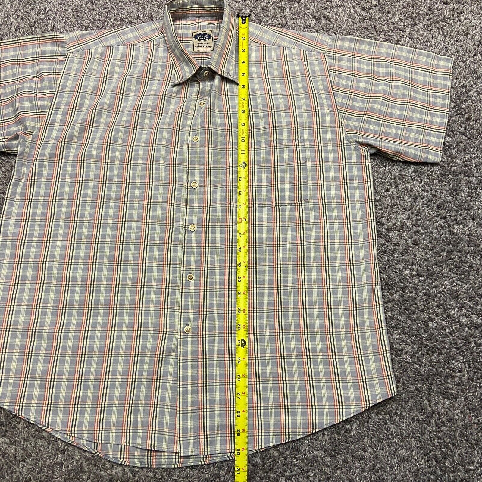 Vintage Vintage Plaid Button Down Shirt 80s 90s Lightweight Check Size US L / EU 52-54 / 3 - 6 Thumbnail