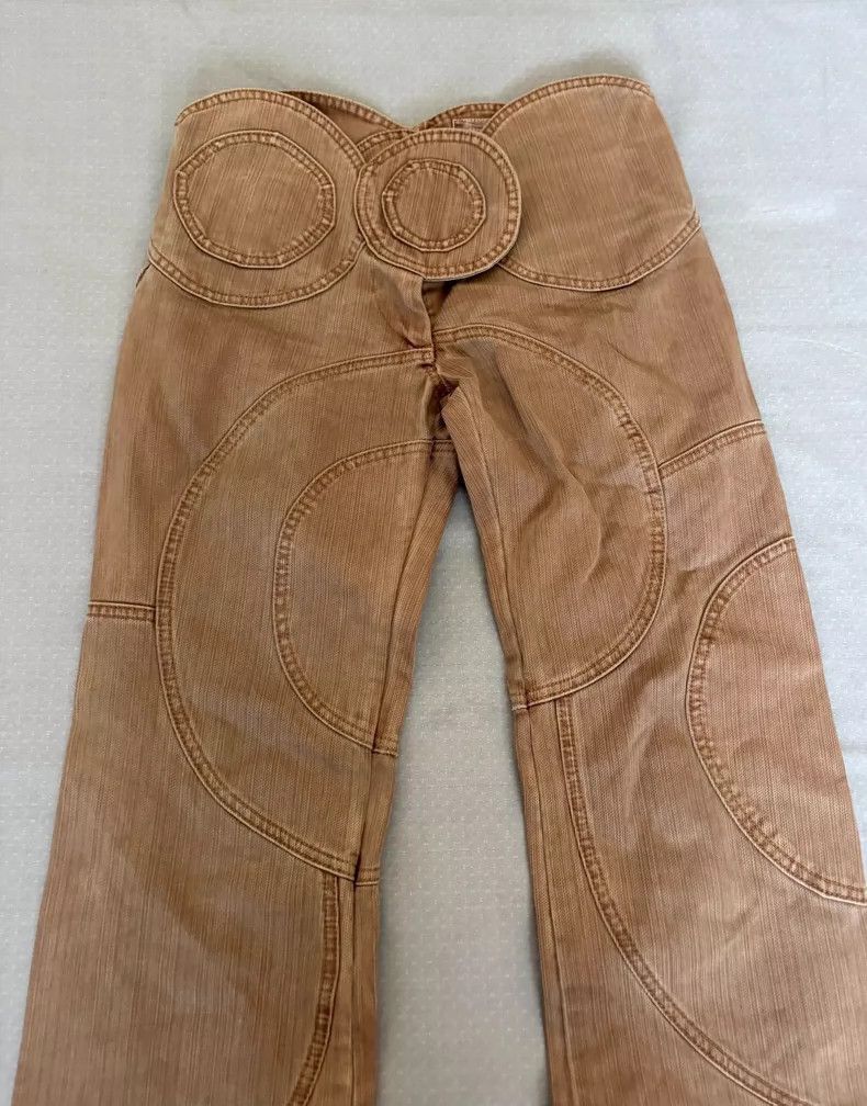 Yohji Yamamoto Unique Vintage Graphic Design Pants-2506 Size 30" / US 8 / IT 44 - 2 Thumbnail