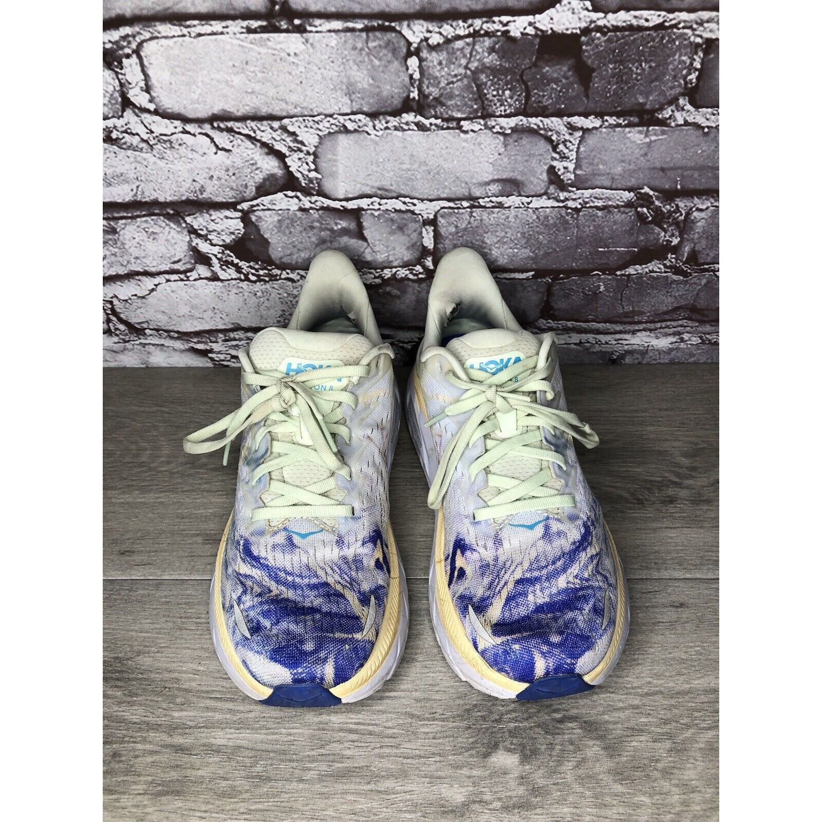 Hoka Hoka One One Clifton 8 Together Multi Color Fabric Lace Runn Size US 7.5 / EU 40-41 - 21 Thumbnail