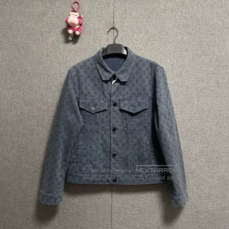 Louis Vuitton Louis Vuitton Full print denim jacket Size US M / EU 48-50 / 2 - 1 Thumbnail