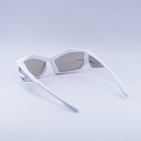 Givenchy Givenchy GV40049U 21C Sunglasses White Geometric Frame Size ONE SIZE - 9 Thumbnail