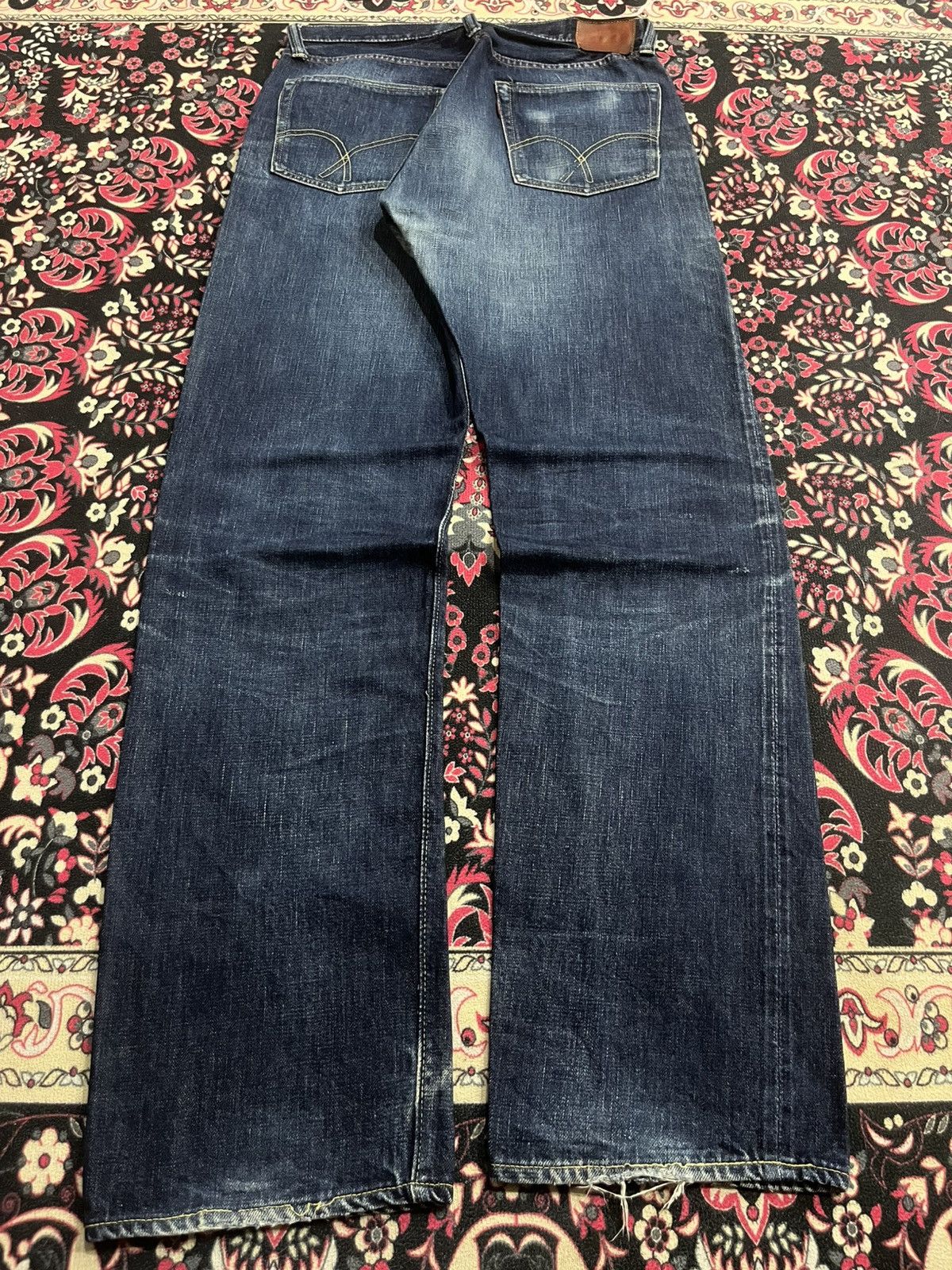 Full Count & Co. ⚡️Selvedge⚡️Vintage Japan Full Count & Co Blue Washed Jeans Size US 30 / EU 46 - 2 Thumbnail