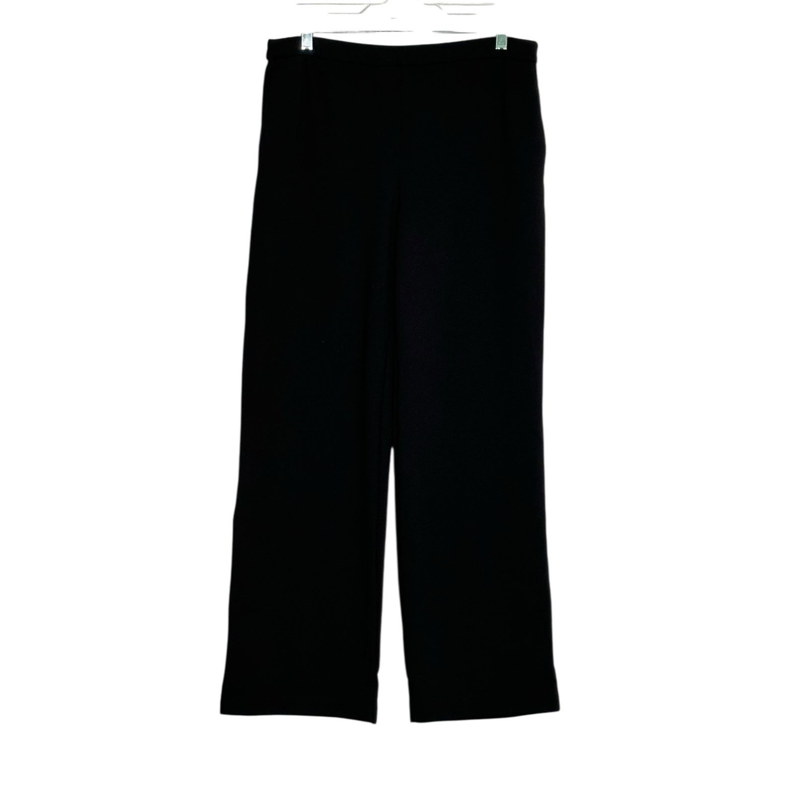 Rachel Zoe Rachel Zoe black wide legs pull on high waist pants size 10 Size 32" / US 10 / IT 46 - 2 Thumbnail
