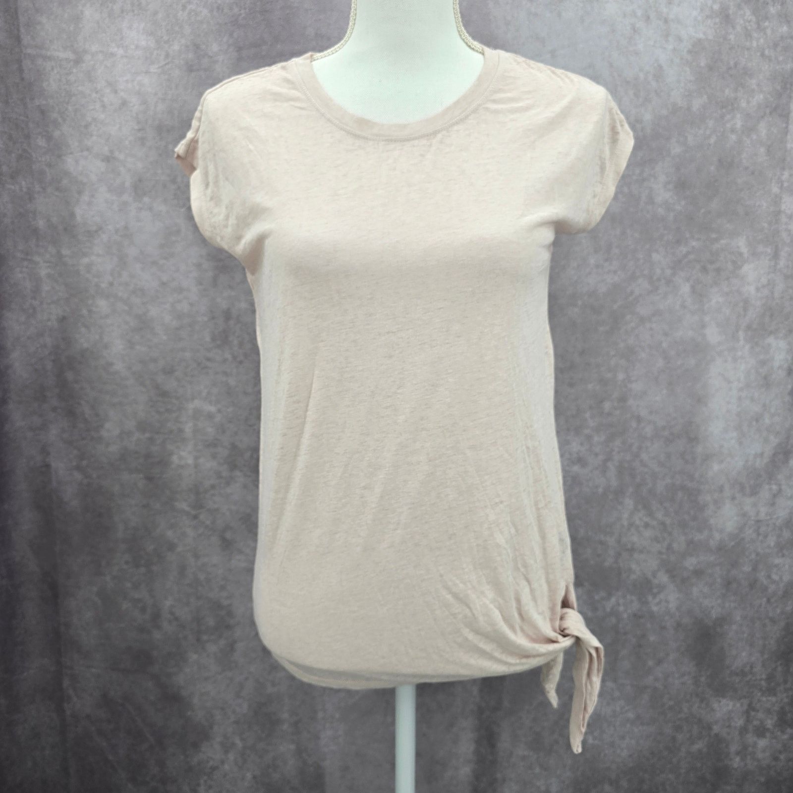 Other Gaiam Pink Short Sleeve Side Tie Streetwear Top Extra Small Size XS / US 0-2 / IT 36-38 - 1 Thumbnail