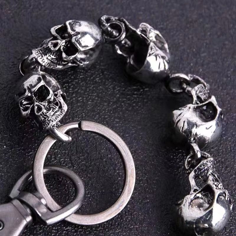 Jewelry Gothic Punk Men Skulls Pant Chain Size ONE SIZE - 3 Thumbnail