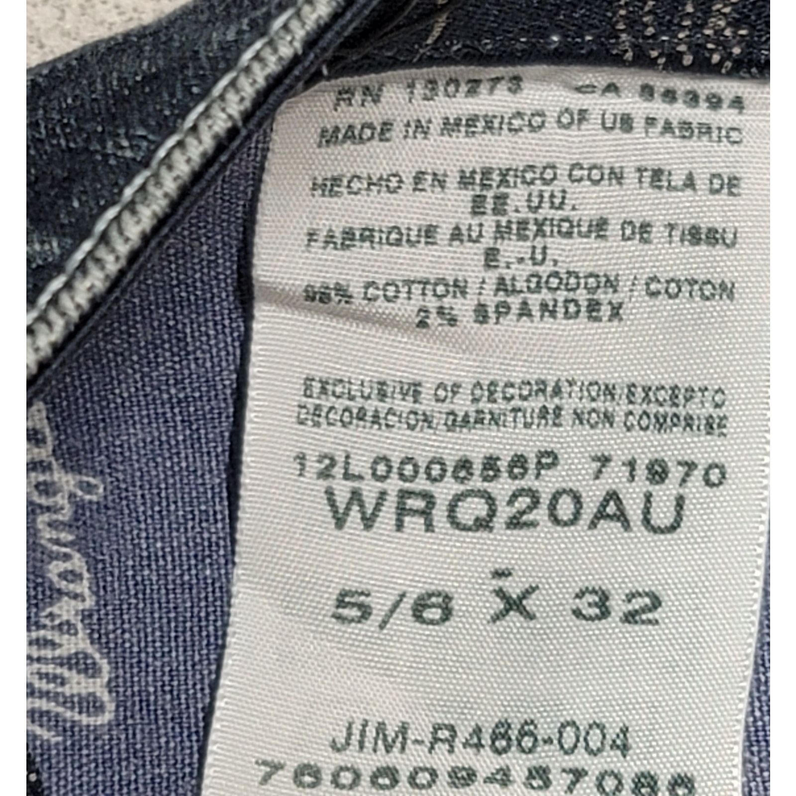 Wrangler Wrangler Q Baby Blue Denim Jeans 5 6 X 32 No Gap Waistband Size 31" - 4 Thumbnail