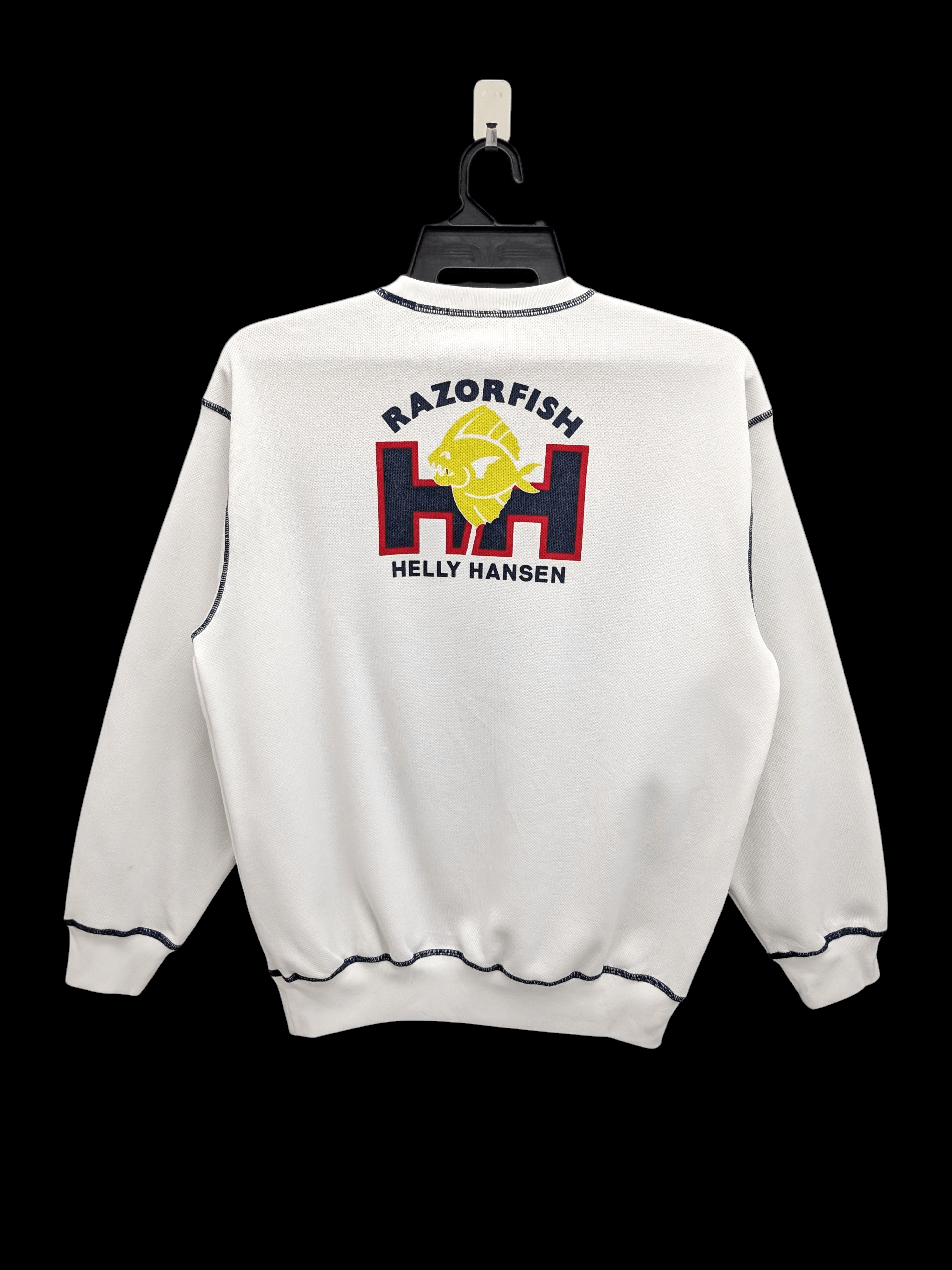 Helly Hansen Helly Hansen Razorfish White Polyester Sweatshirt Size US M / EU 48-50 / 2 - 1 Thumbnail