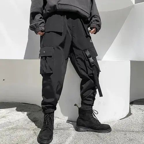 Vintage Black Tactical Cargo Pants Size US 32 / EU 48 - 2 Thumbnail