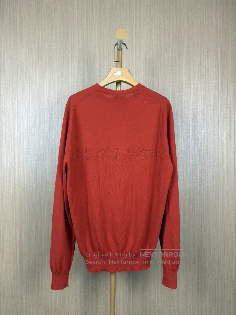 Hermes Hermes Orange cashmere sweater Size US L / EU 52-54 / 3 - 2 Thumbnail