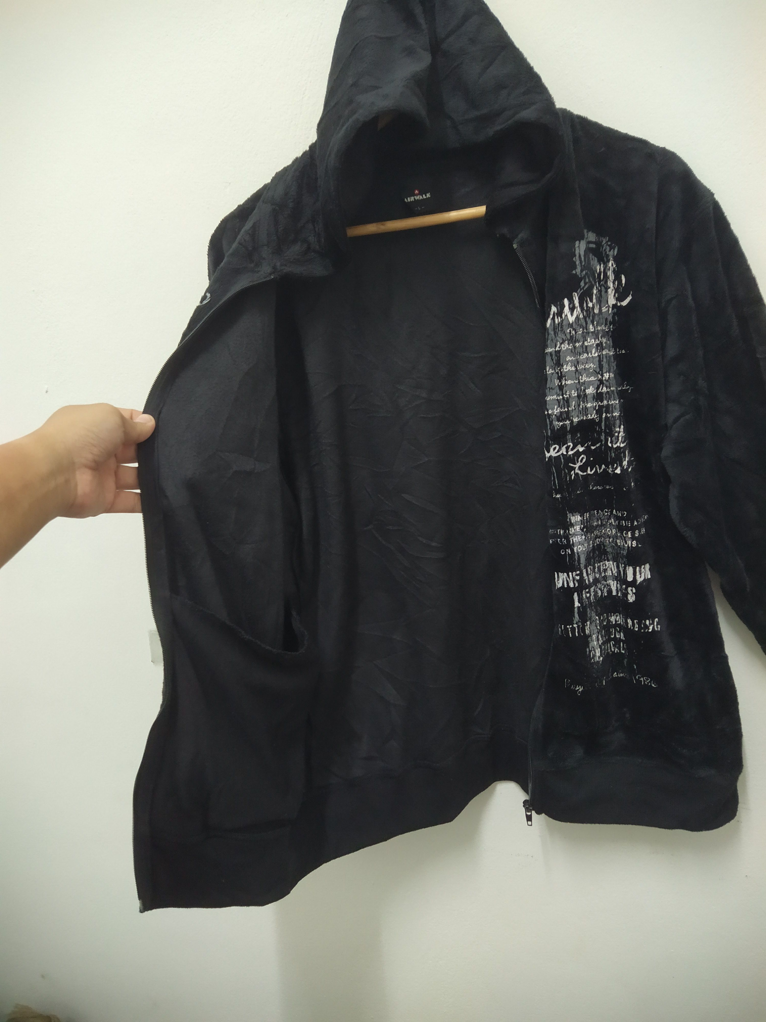 Airwalk Airwalk "The Airwalk Project" Graphic Fleece Zip-Up Hoodie Size US L / EU 52-54 / 3 - 4 Thumbnail