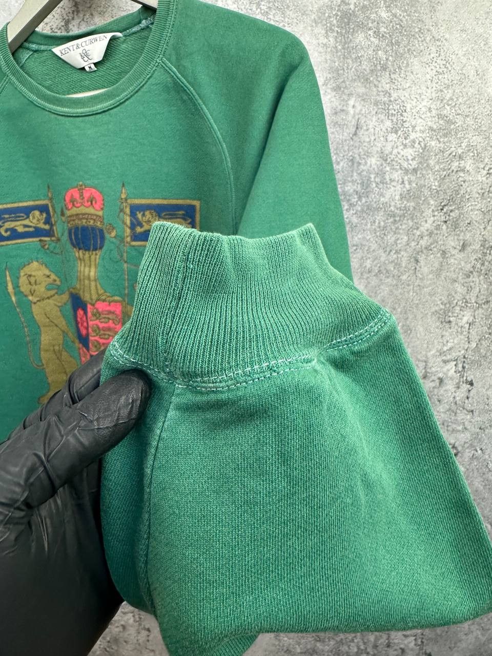 Kent & Curwen Kent & Curwen Green Crest Sweatshirt Made England Vintage Size US M / EU 48-50 / 2 - 9 Thumbnail