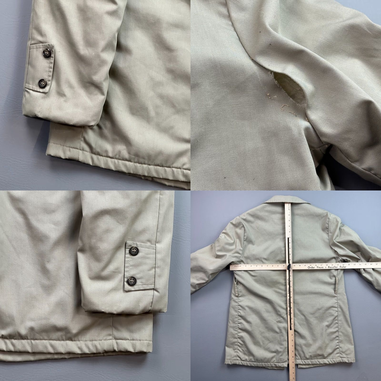 Vintage VINTAGE Citation Jacket Mens 38 Beige Sherpa Lined Chore Utility Western 70s Jacket Size US XXS / EU 40 - 9 Thumbnail