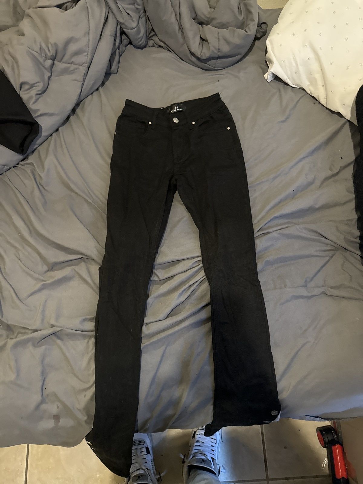 Japanese Brand × Other Pure Reign Double Stacked Denim Size US 28 / EU 44 - 2 Thumbnail