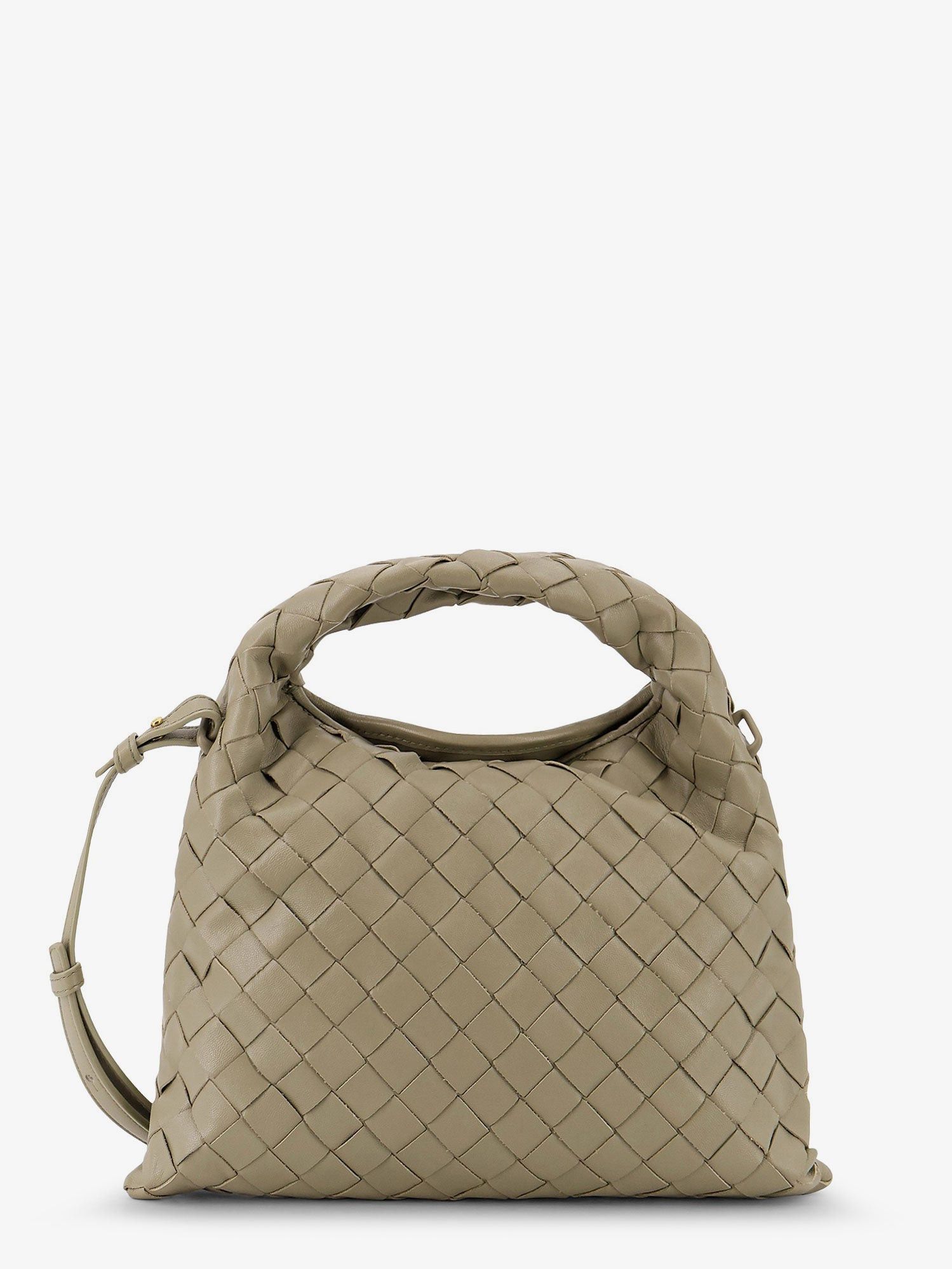 Bottega Veneta Mini Hop Leather Crossbody Bag With Intrecciato Pattern Size ONE SIZE - 1 Thumbnail