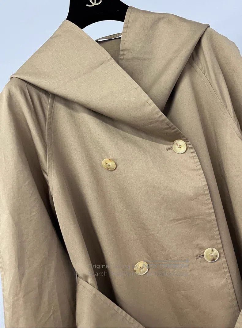 The Row The Row Long trench coat with khaki ribbon Size S / US 4 / IT 40 - 4 Thumbnail