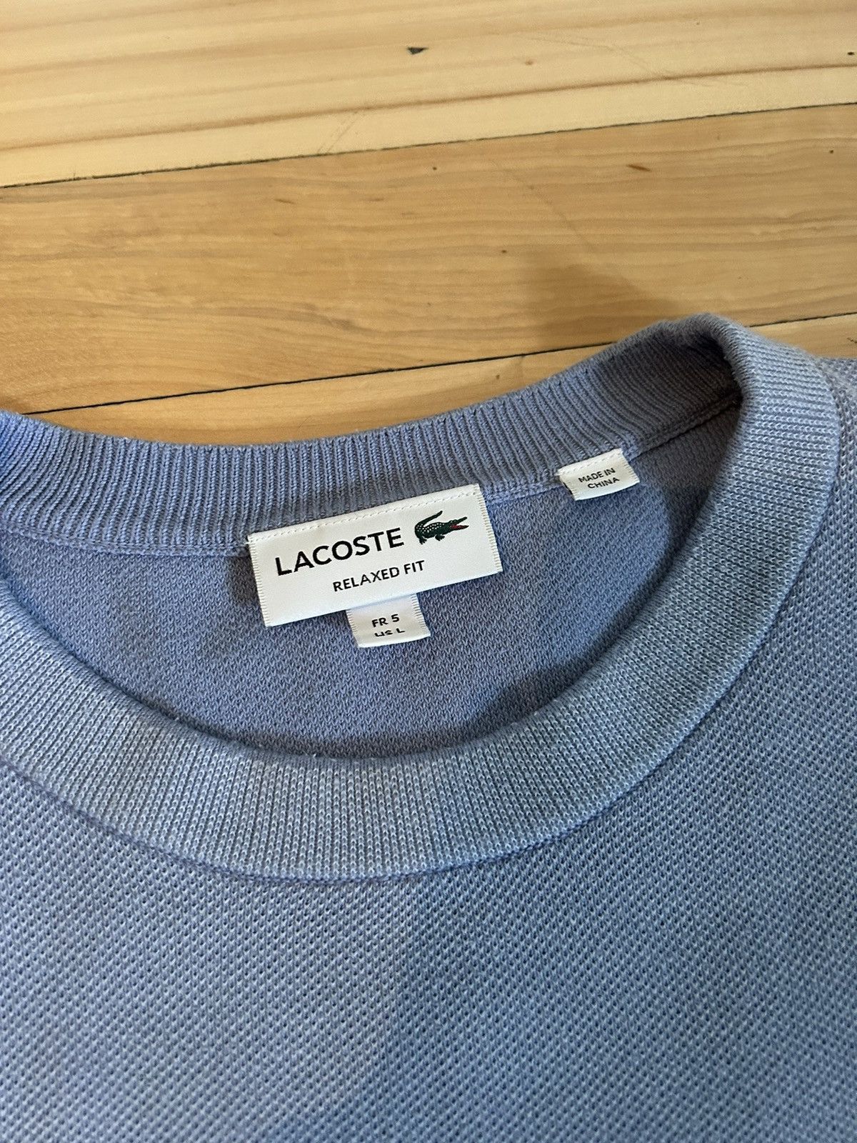 Lacoste Lacoste Crewneck Sweater Size US L / EU 52-54 / 3 - 3 Thumbnail