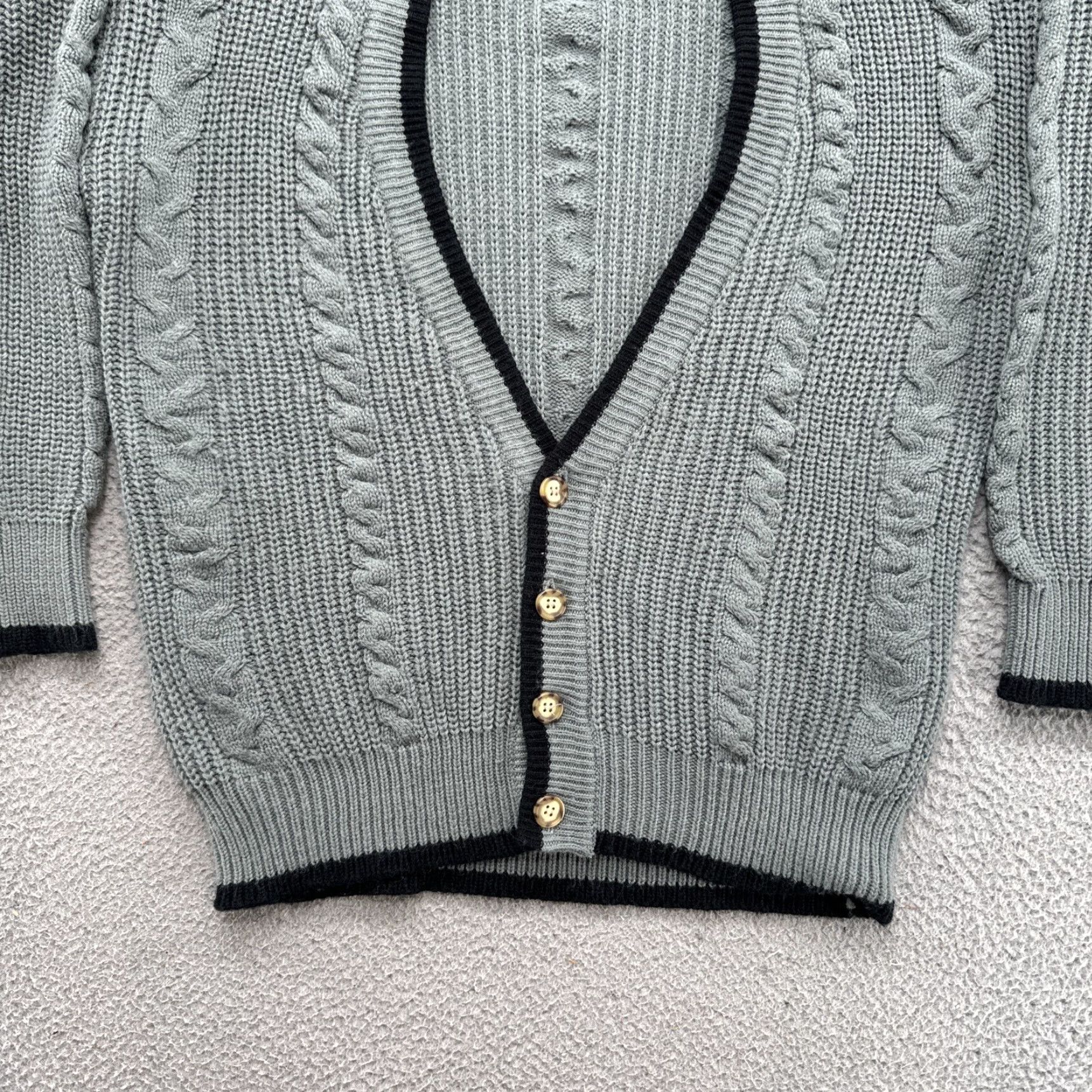 Vintage VINTAGE Towncraft Cardigan Sweater Button Up Pockets Grandpa Mens Size Medium Size US M / EU 48-50 / 2 - 2 Thumbnail