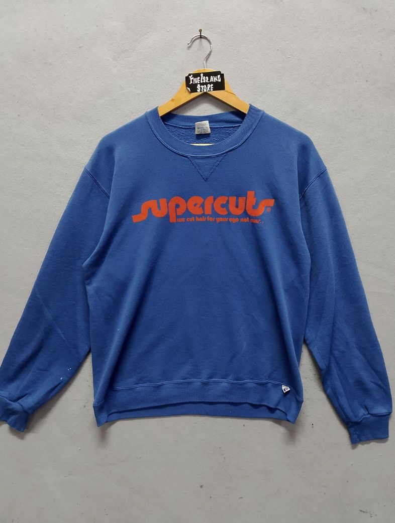 Vintage Supercuts Graphic Sweatshirt Russell Athletic Made in USA Size US M / EU 48-50 / 2 - 1 Thumbnail