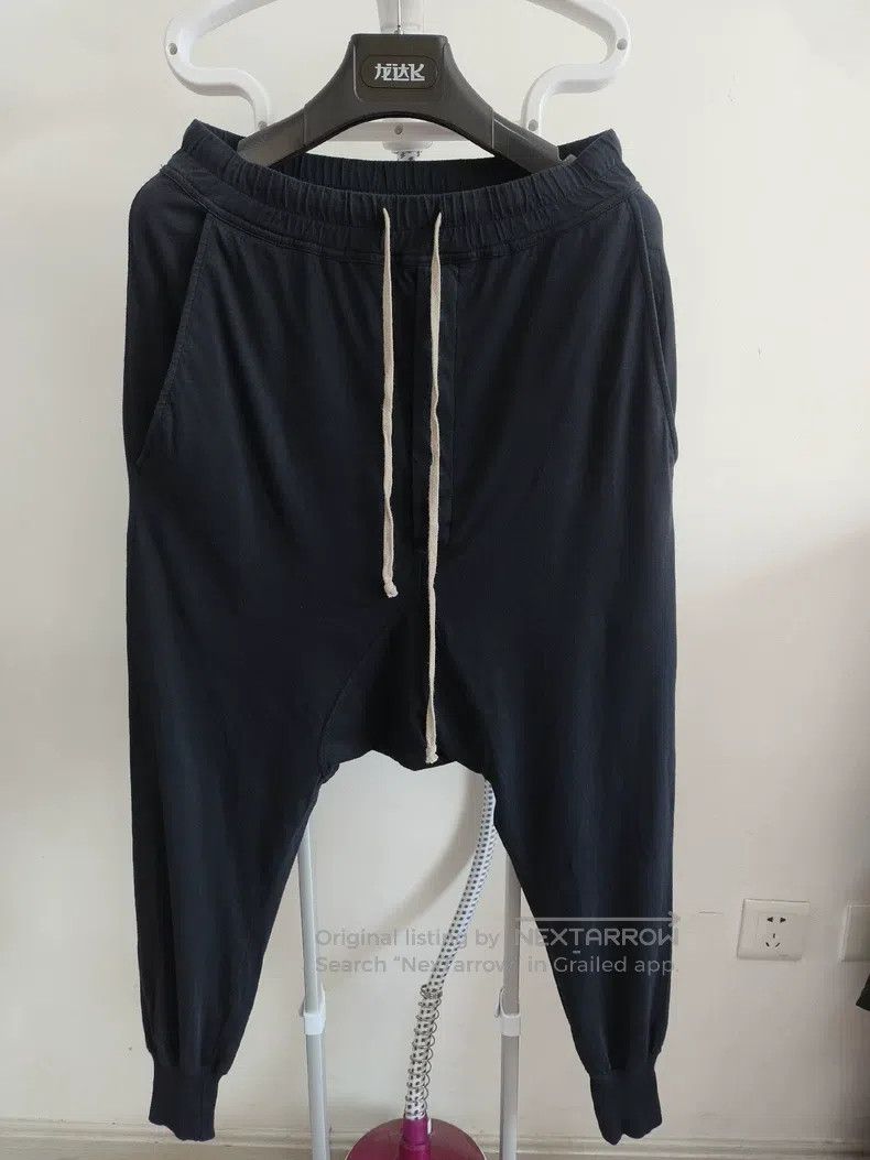 Rick Owens RICK OWENS size XS Black Loose Fit Crotch Drop Pants Size US 27 - 1 Thumbnail