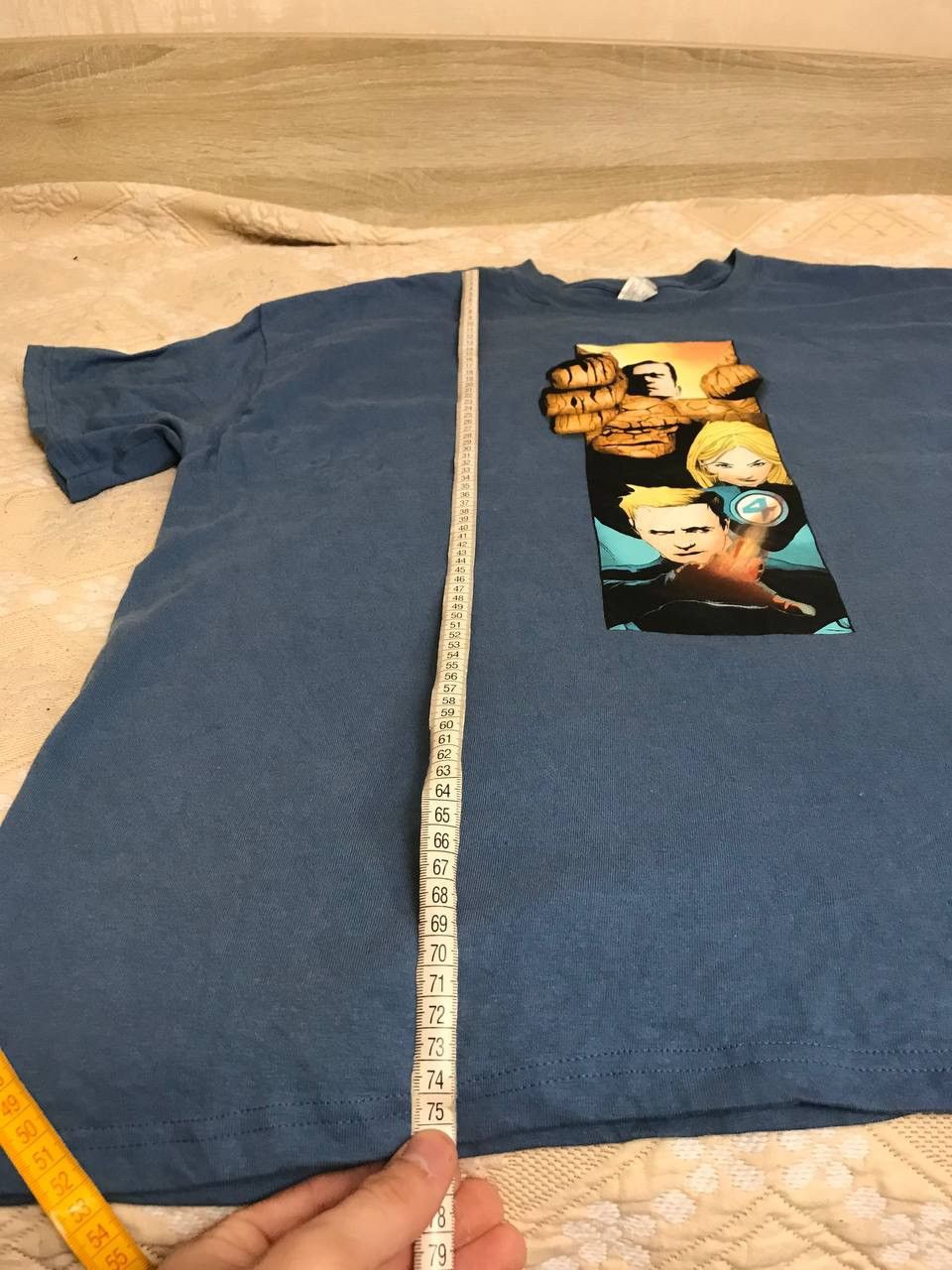 Marvel Comics 🔥 2005 Fantastic Four 4 Marvel Comics Movie T Shirt DC Film Size US XXL / EU 58 / 5 - 18 Thumbnail