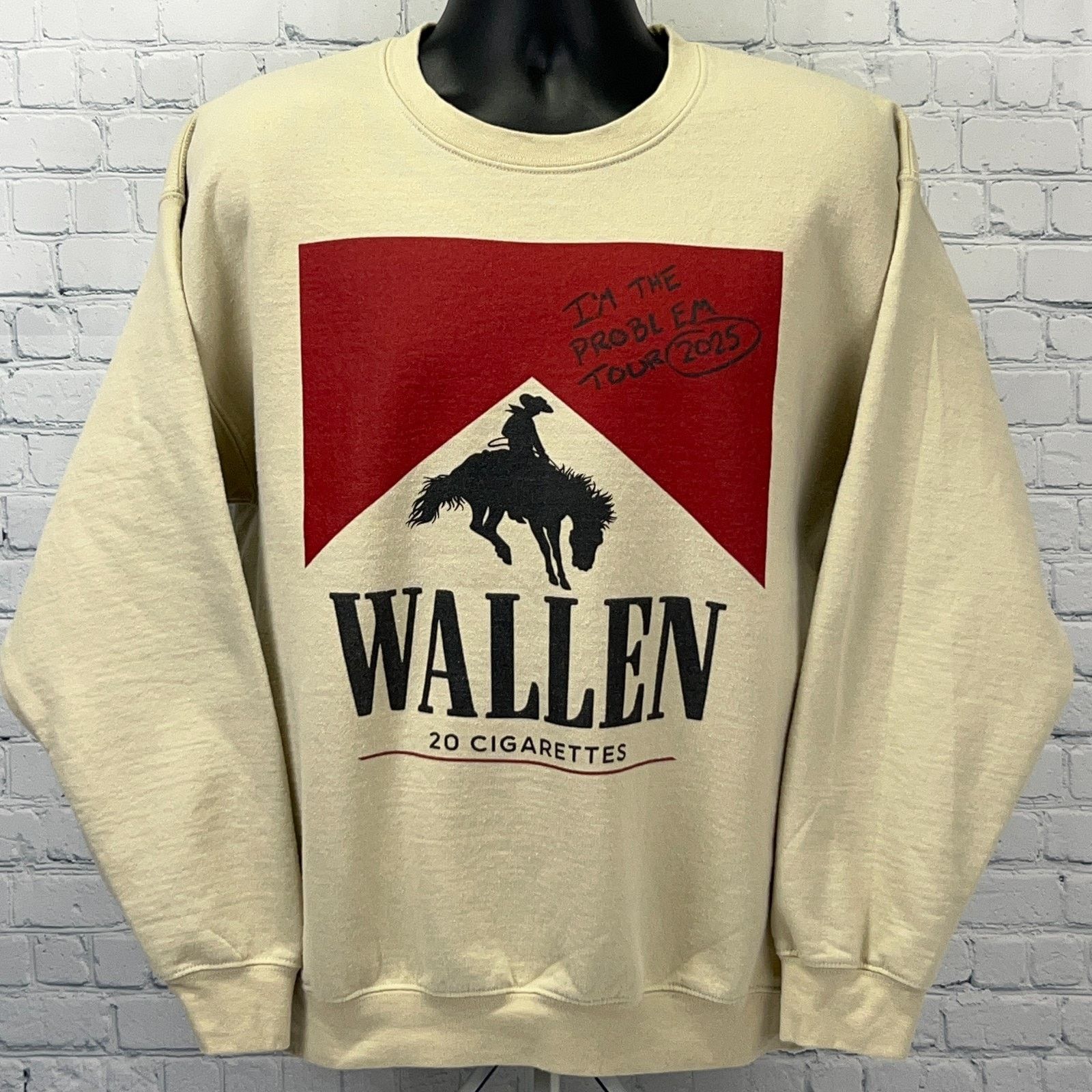morgan wallen 20 cigarettes shirt Stil lthe Problem tour setlist tracklist signature shirt, hoodie, sweater, long sleeve and tank top Ivory cropped t Morgan Wallen Camo T-shirt