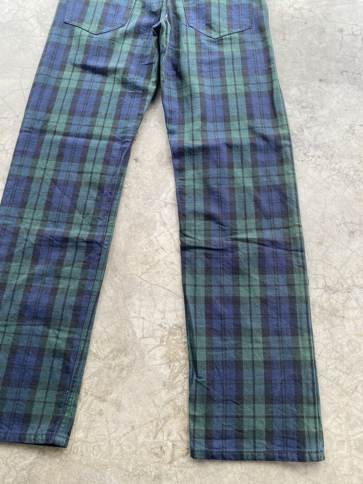 Beams Plus × Hysteric Glamour × Tornado Mart Vintage Beams Boy Japan Tartan Plaid Jeans p177 Size US 31 - 10 Thumbnail