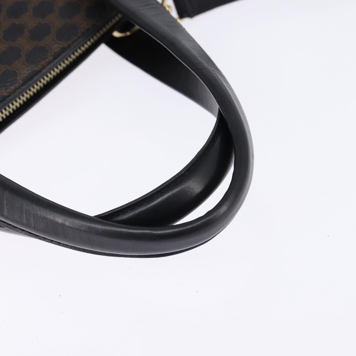 Celine CELINE Macadam Canvas Tote Bag Pvc Leather Black Gold Size ONE SIZE - 7 Thumbnail
