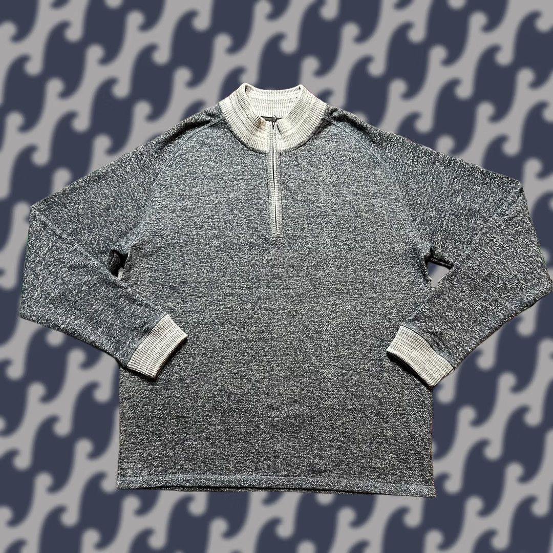 Vintage RailRiders Sweater Mens Large Gray 1/4 Zip Outdoor Pullover C5 Size US L / EU 52-54 / 3 - 1 Thumbnail