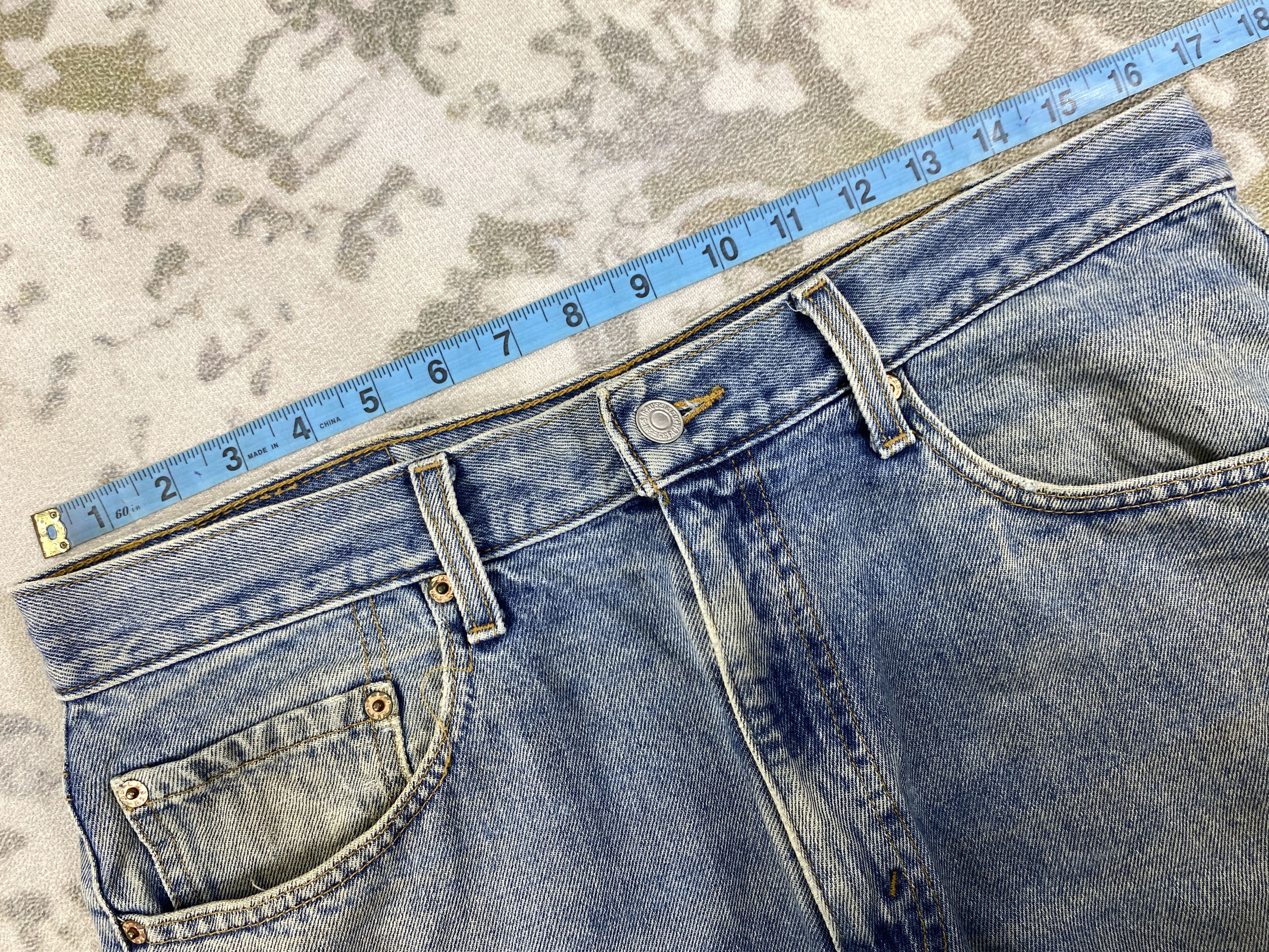 Levi's Dirty Blue Vintage Levi's 550 Relaxed Fit Denim 33x30 -JN636 Size US 33 - 5 Thumbnail