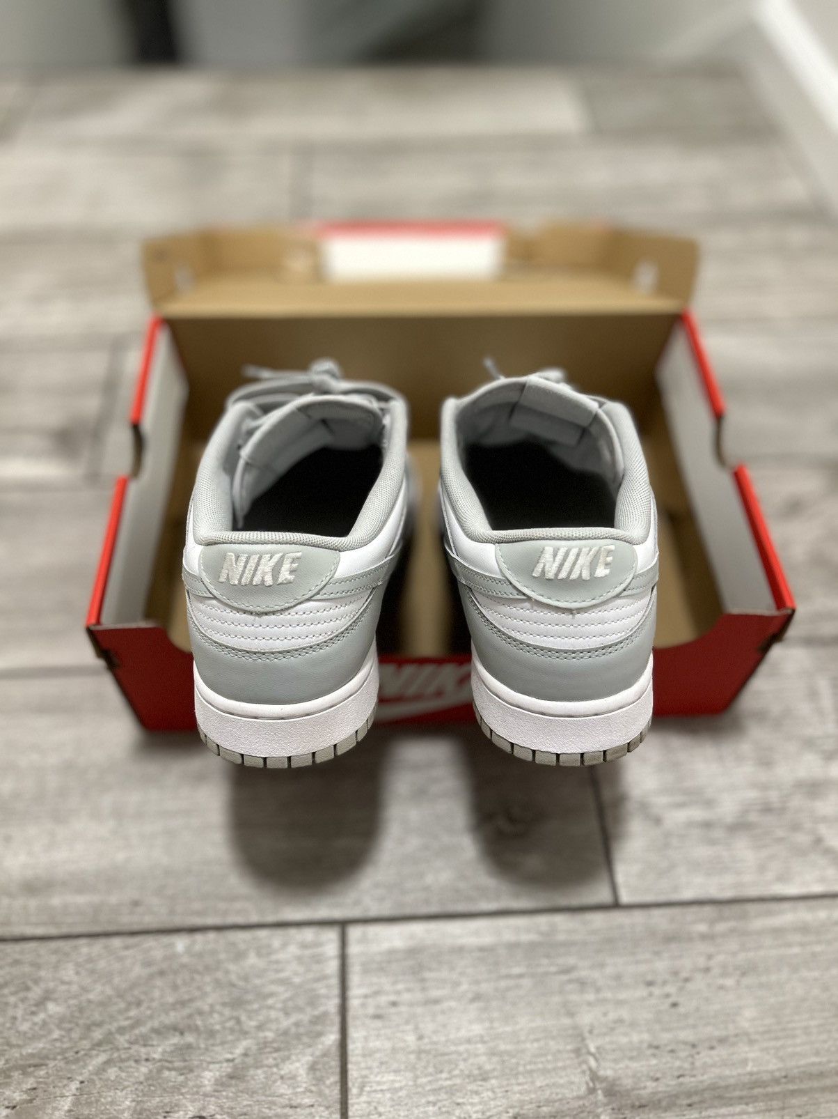 Nike nike dunk grey fog Size US 12 / EU 45 - 3 Thumbnail
