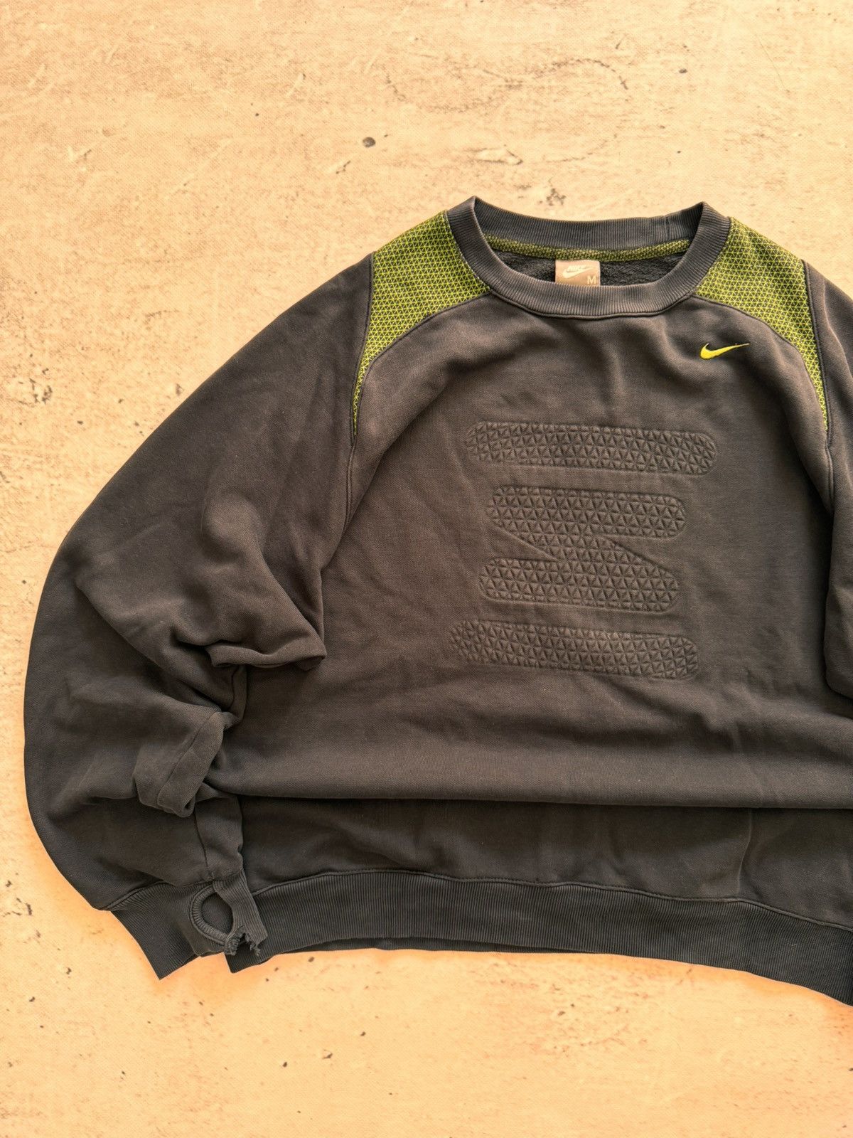 Nike × Vintage NIKE SHOX VINTAGE CENTER LOGO OVERSIZE BOXY SWEATSHIRT Size US M / EU 48-50 / 2 - 2 Thumbnail