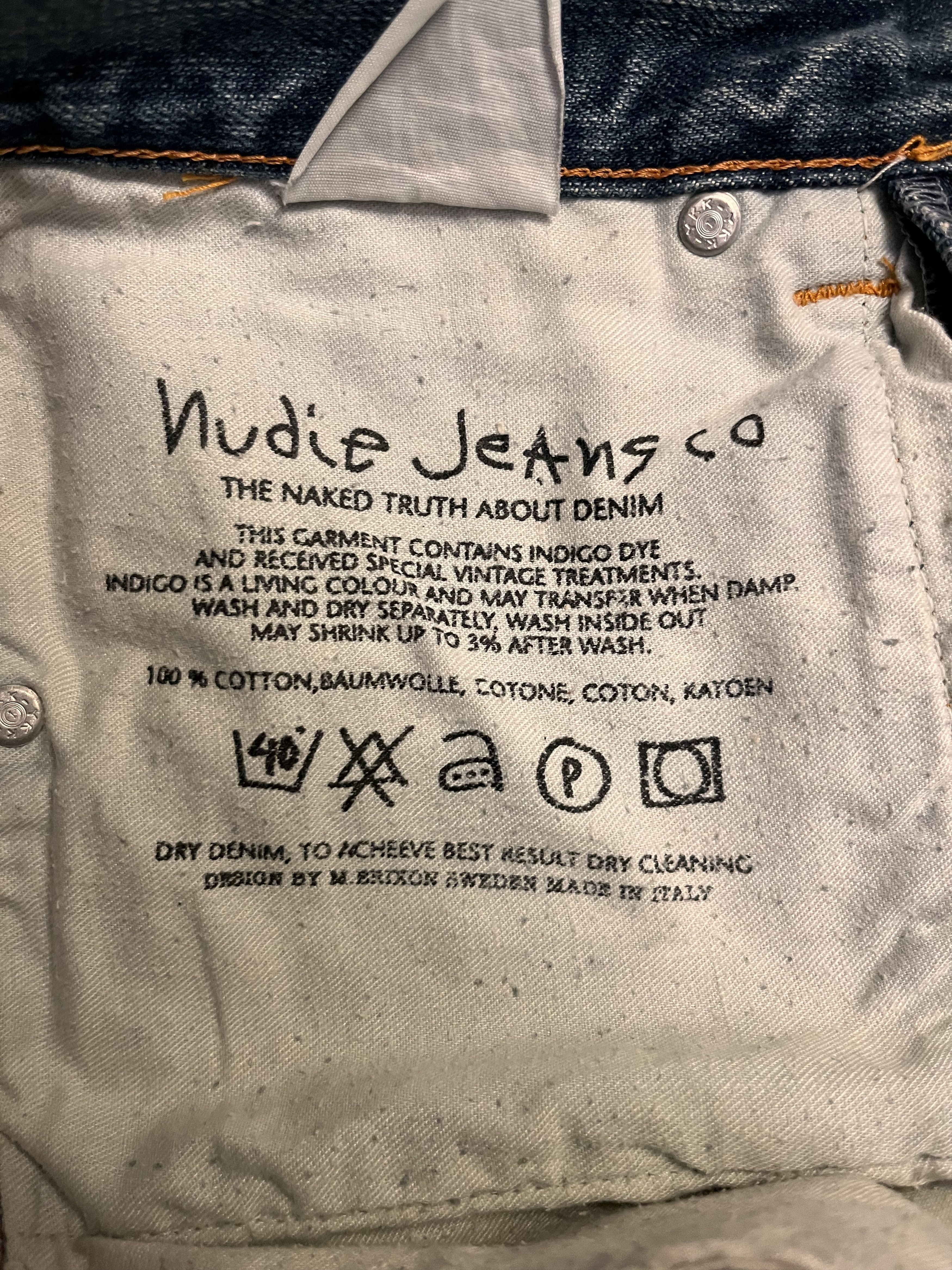 Nudie Jeans Nudie x Maria Erixon Flare Glenn 2001-2004 Candiani W27 L31 Size 36" / US 14 / IT 50 - 7 Thumbnail