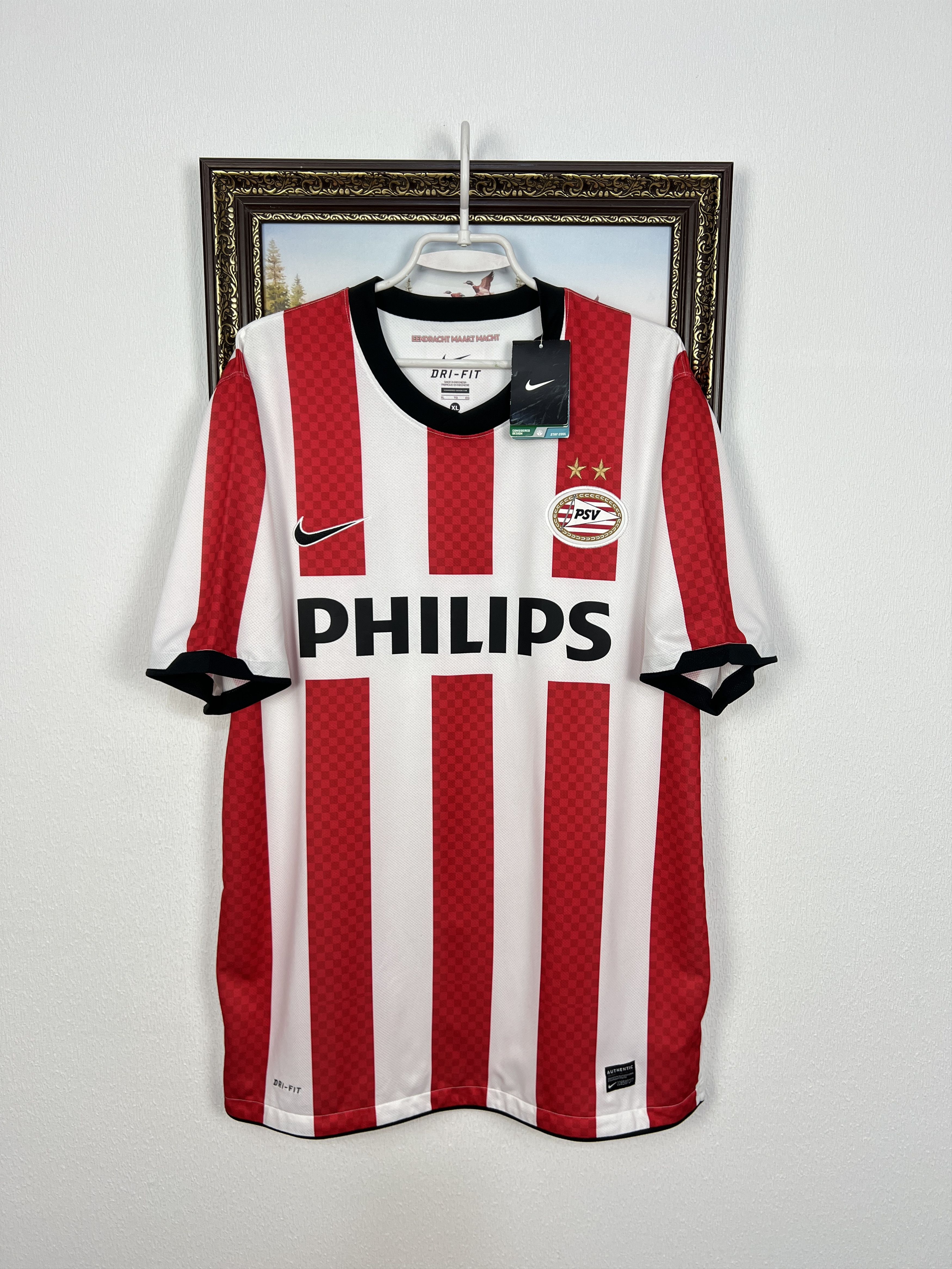 Nike PSV Eindhoven Home football shirt 2010 Soccer Nike Jersey Size US XL / EU 56 / 4 - 1 Thumbnail