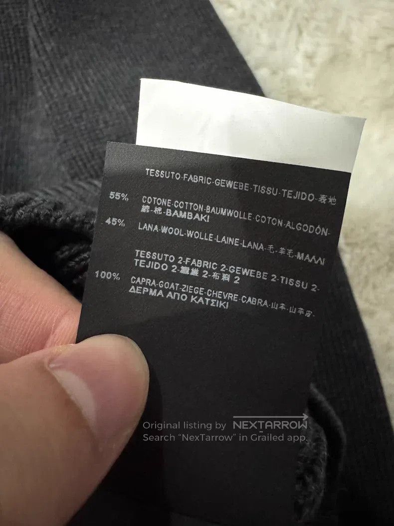 Saint Laurent Paris Saint Laurent Paris Original Sheepskin Patched Men's Sweat Size US M / EU 48-50 / 2 - 5 Thumbnail