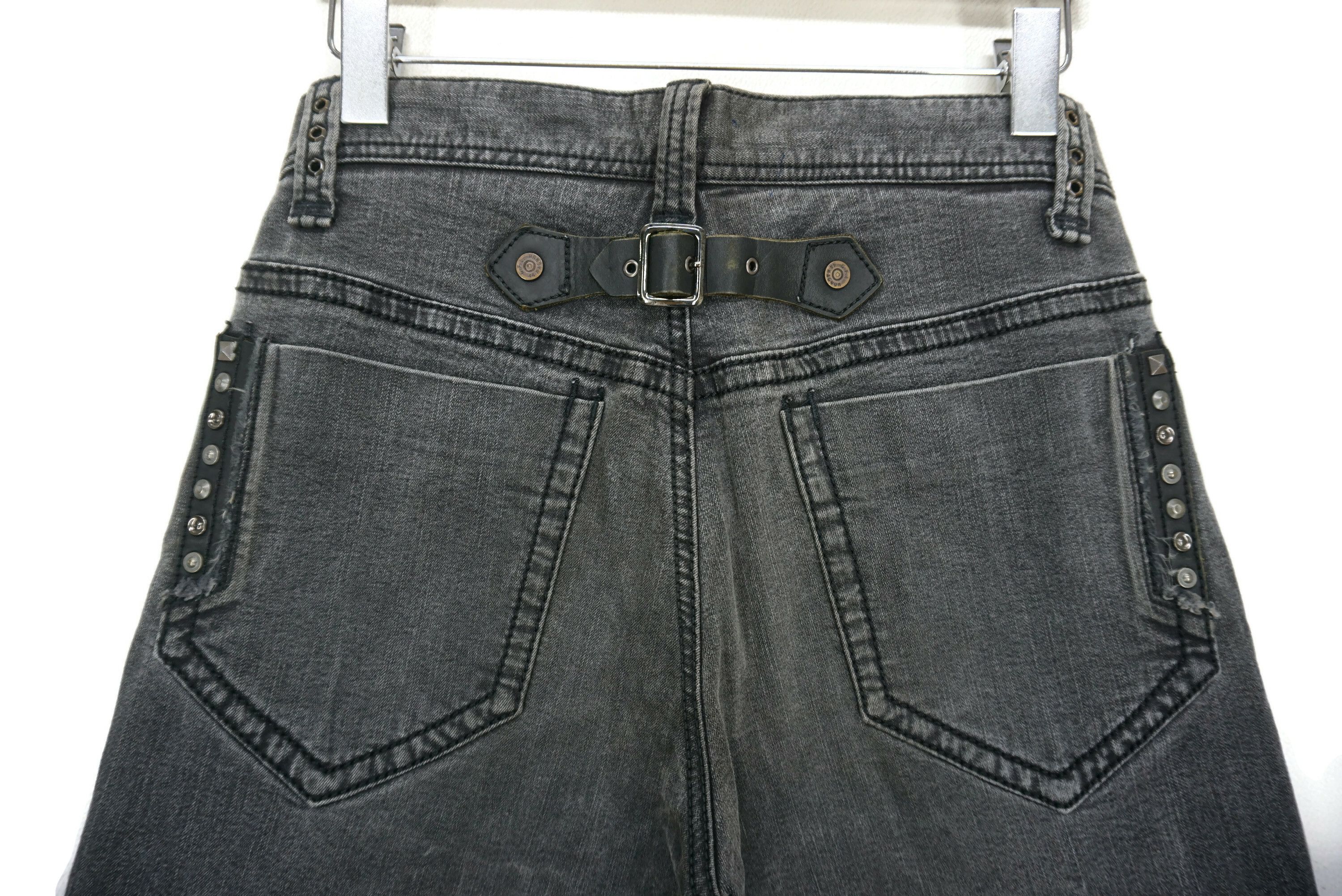 Japanese Brand Black Pia Jeans Size W30xL34.5 Made in Japan Studded Denim Size US 30 / EU 46 - 6 Thumbnail