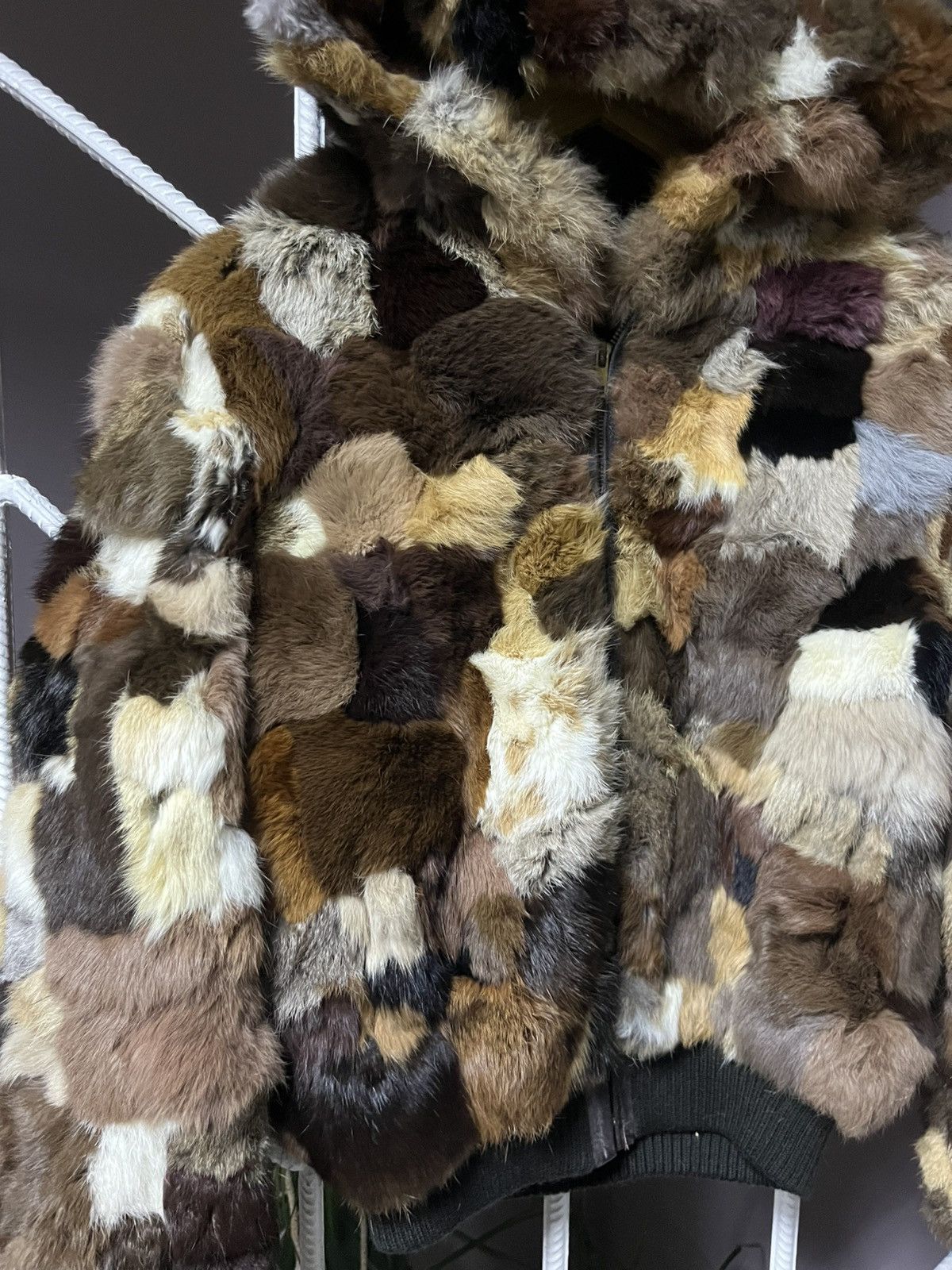 Japanese Brand ❗️RARE❗️Vintage Real Fur Cropped Y2K Jacket Size XL / US 12-14 / IT 48-50 - 3 Thumbnail