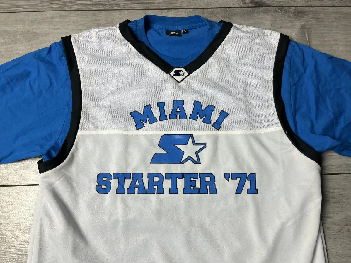NBA Starter Miami 71 T-shirt double tee size Large Size US L / EU 52-54 / 3 - 3 Thumbnail