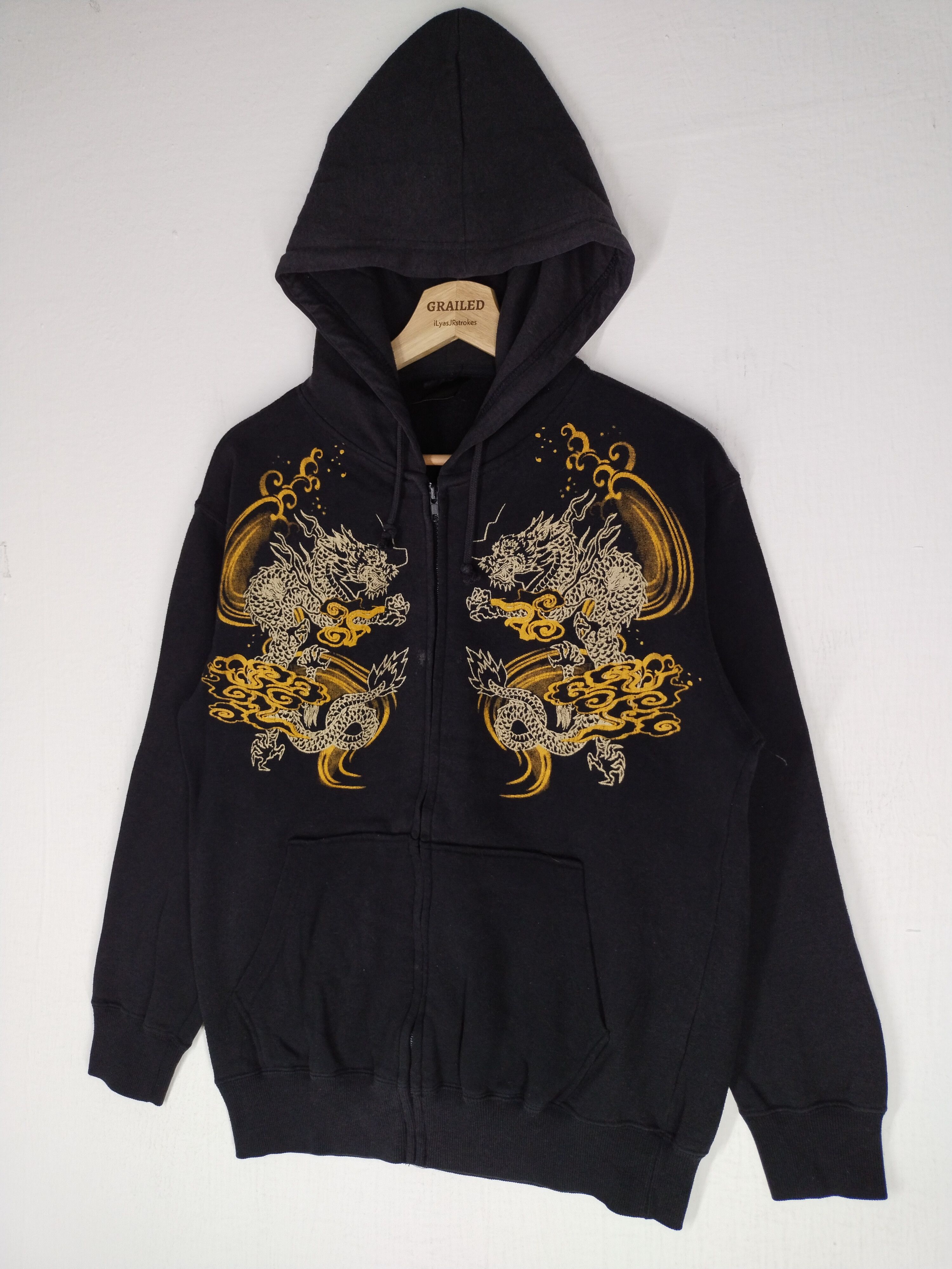 If Six Was Nine × Japanese Brand Vintage Japanese Dragon Design Zipper Hoodie Size US M / EU 48-50 / 2 - 3 Thumbnail
