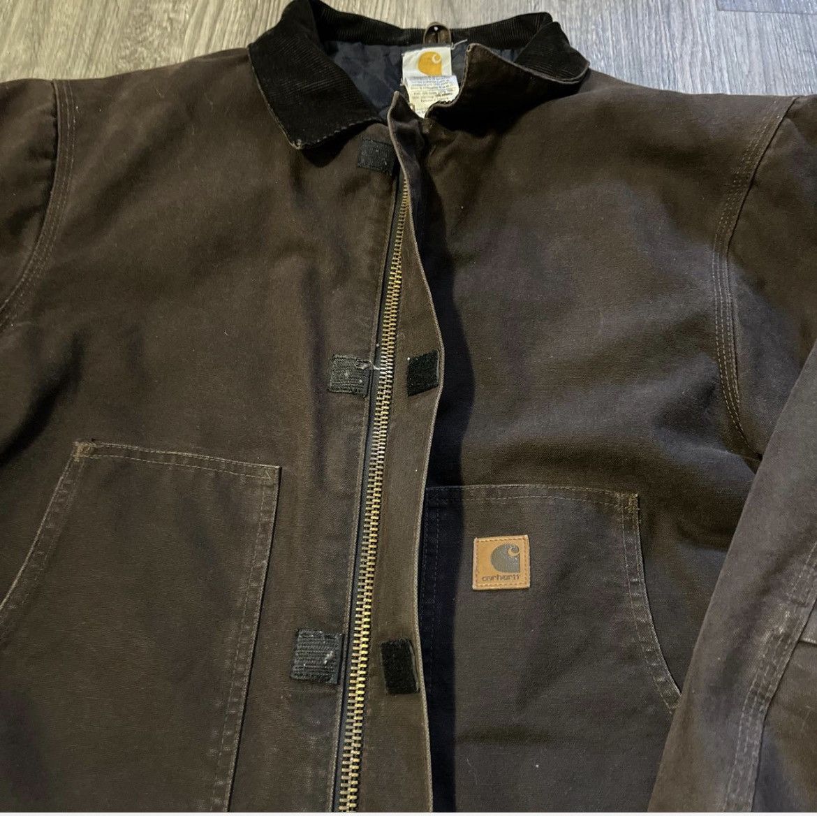 Carhartt Vintage brown carhartt jacket Size US XL / EU 56 / 4 - 3 Thumbnail