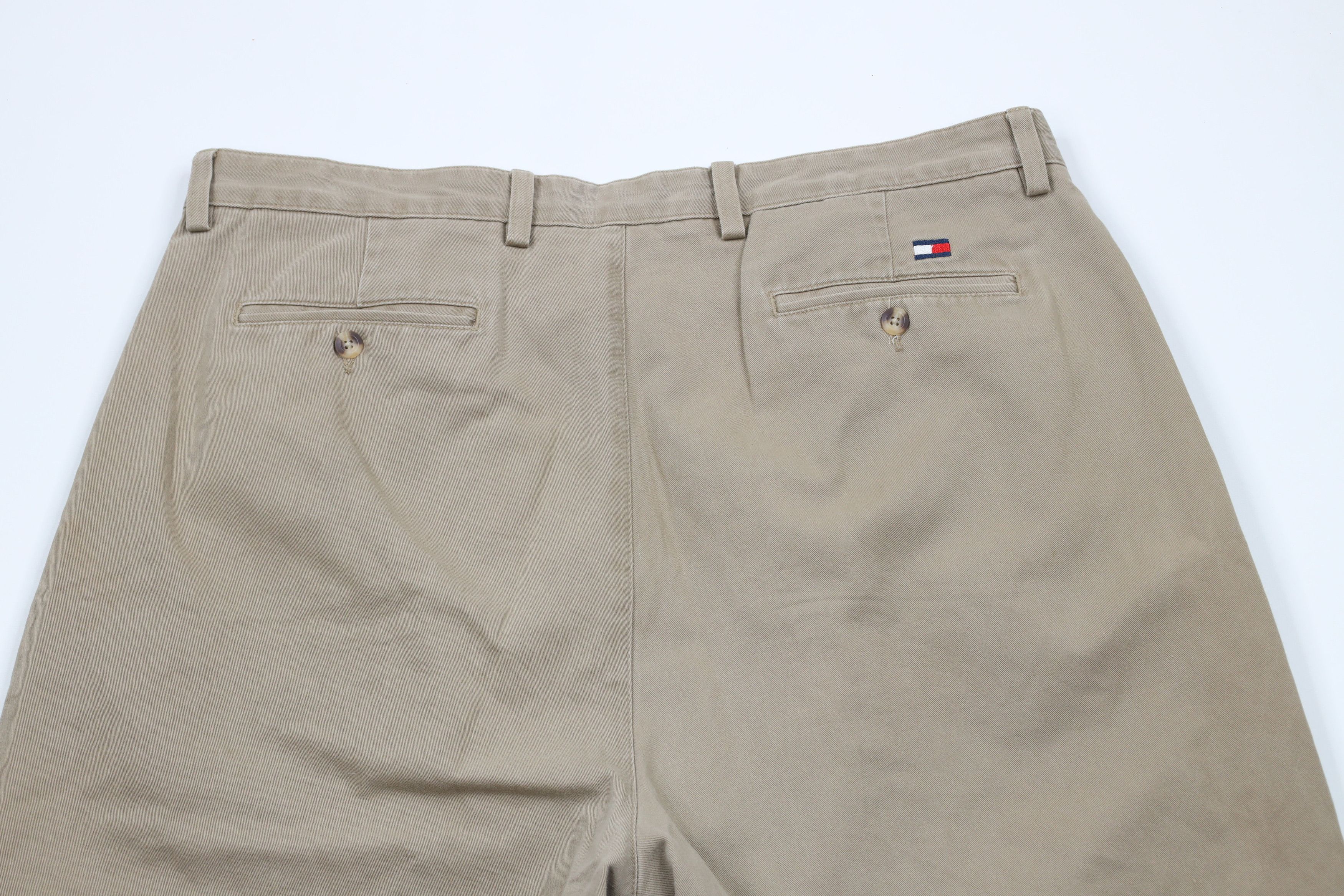 Tommy Hilfiger × Vintage Vintage 90s Tommy Hilfiger Pleated Wide Leg Chino Pants Size US 40 / EU 56 - 10 Thumbnail