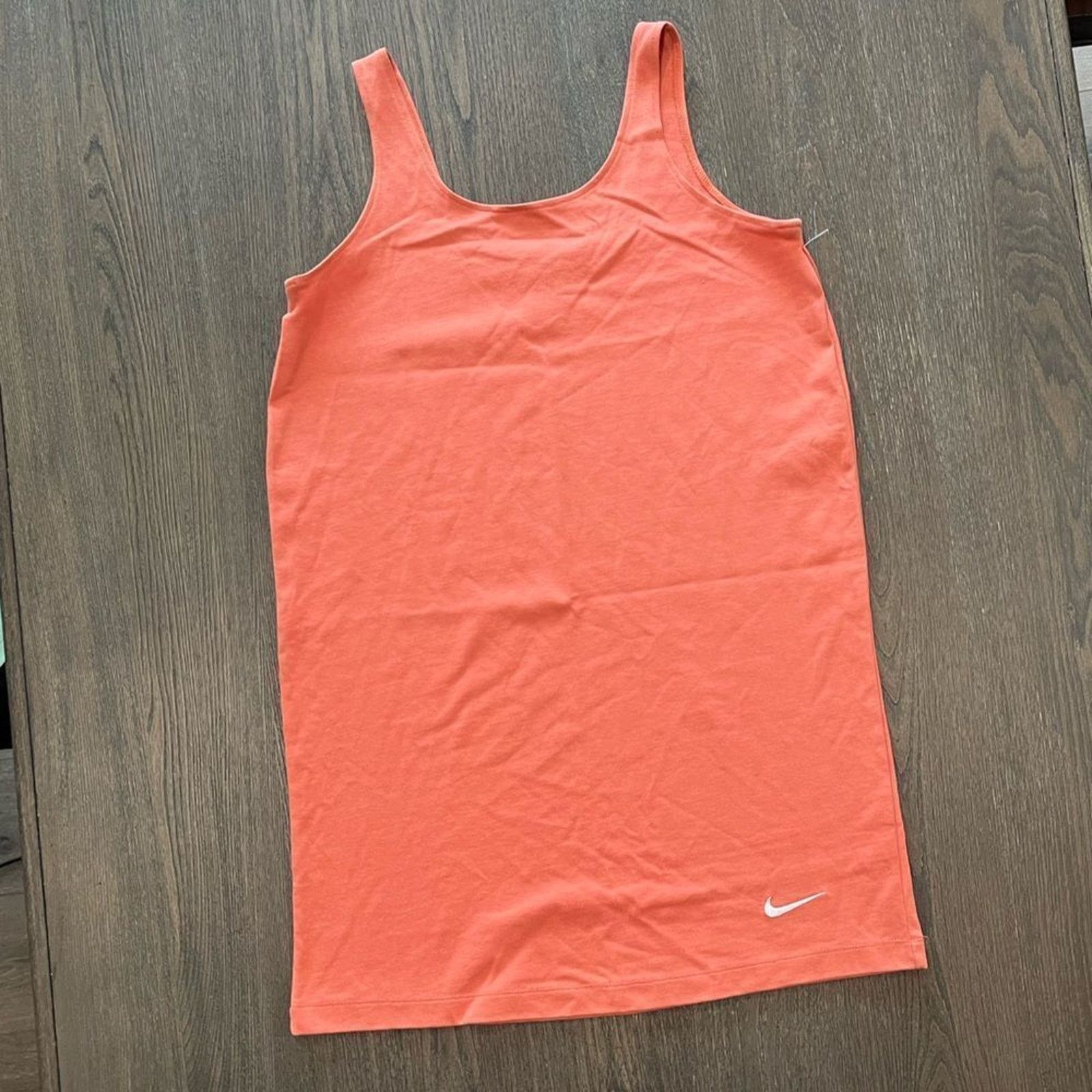 Nike NWOT Nike Woman's Sleeveless Cotton Coral Tank Dress Size S / US 4 / IT 40 - 1 Thumbnail