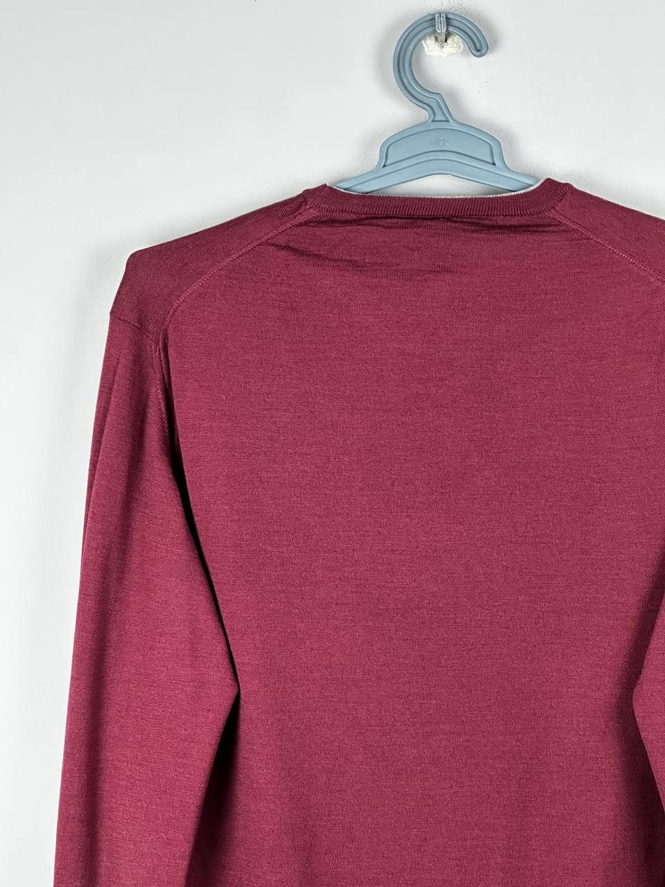 Eleventy Eleventy Paris Luxury Silk Wool Burgundy Sweater Size US XL / EU 56 / 4 - 14 Thumbnail